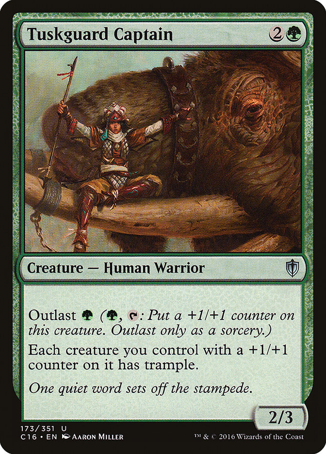 Tuskguard Captain [Commander 2016] | L.A. Mood Comics and Games