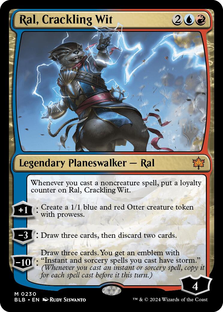 Ral, Crackling Wit (Promo Pack) [Bloomburrow Promos] | L.A. Mood Comics and Games
