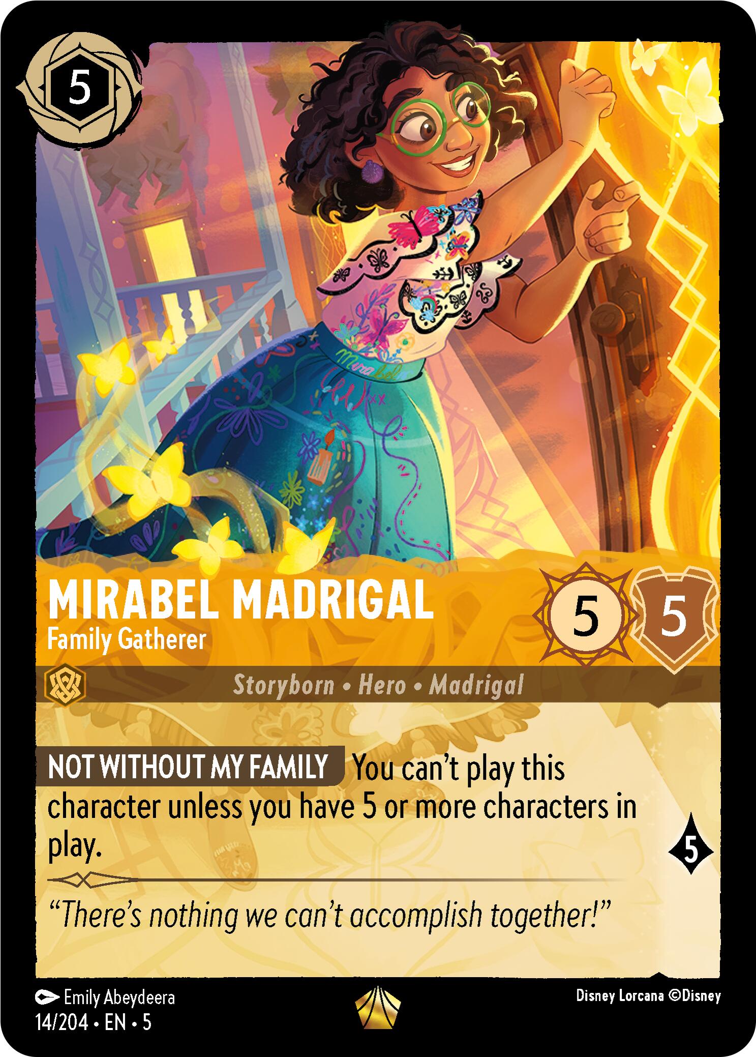 Mirabel Madrigal - Family Gatherer (14/204) [Shimmering Skies] | L.A. Mood Comics and Games
