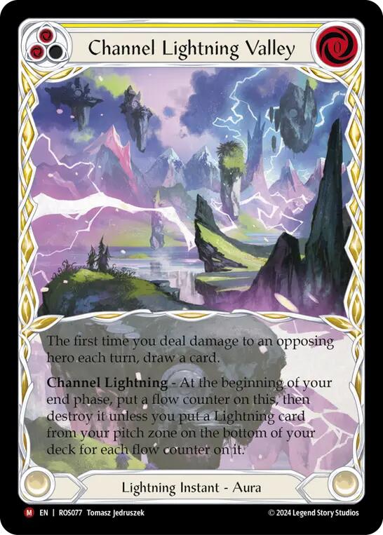 Channel Lightning Valley [ROS077] (Rosetta)  Rainbow Foil | L.A. Mood Comics and Games