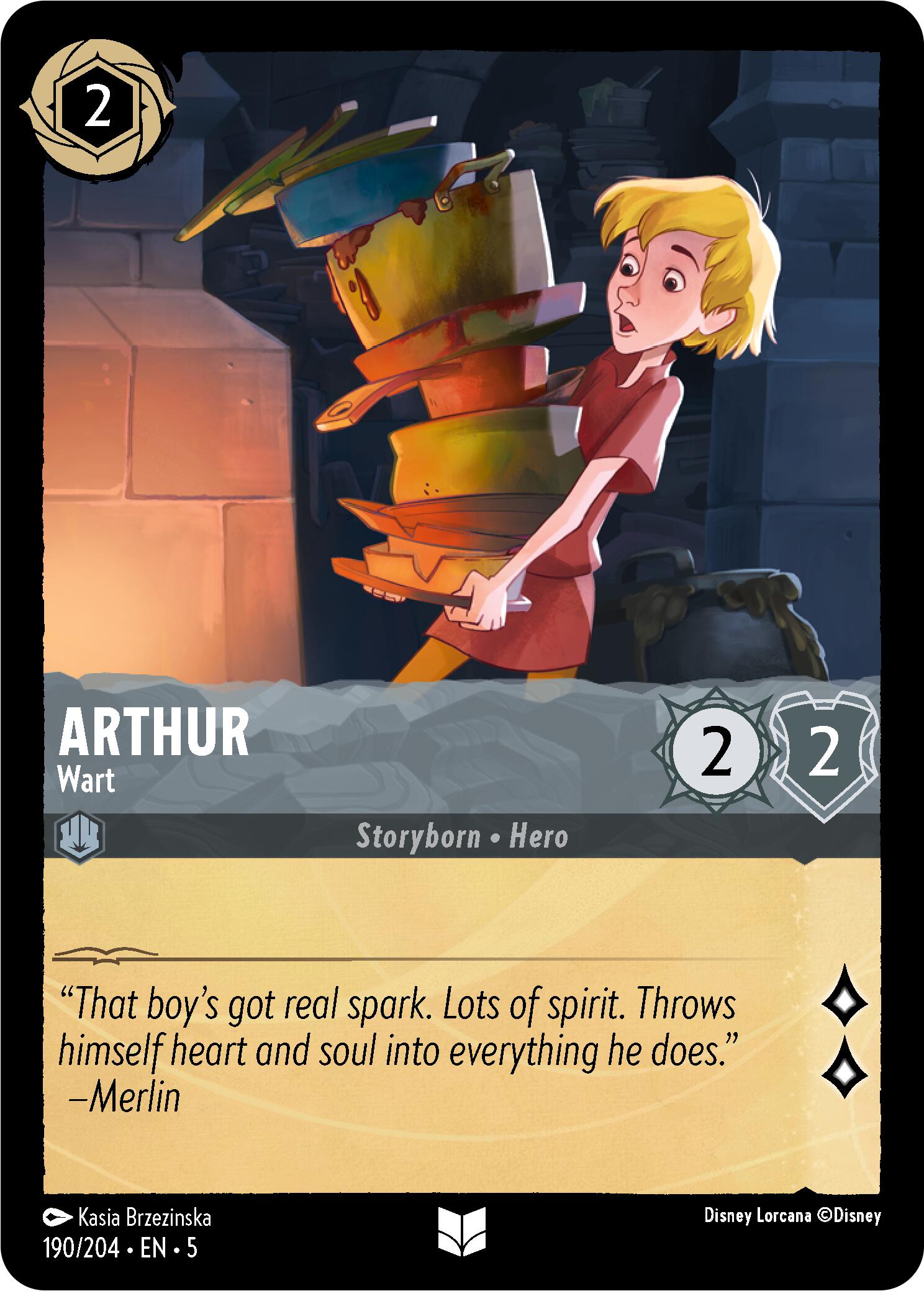 Arthur - Wart (190/204) [Shimmering Skies] | L.A. Mood Comics and Games