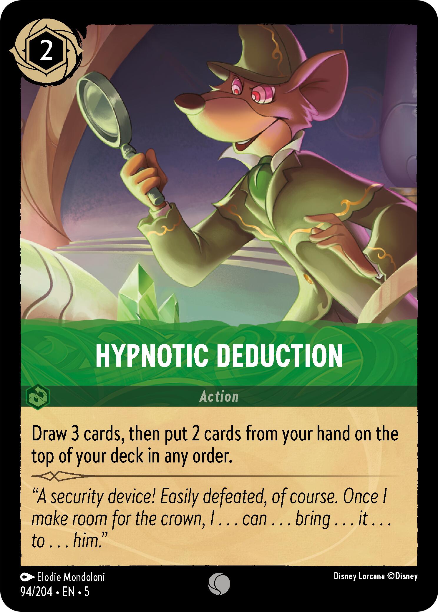 Hypnotic Deduction (94/204) [Shimmering Skies] | L.A. Mood Comics and Games