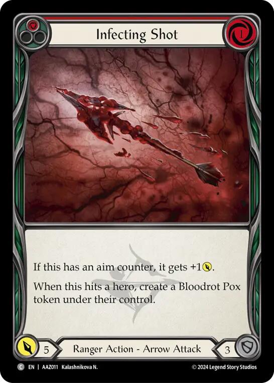 Infecting Shot (Red) [AAZ011] (Armory Deck: Azalea) | L.A. Mood Comics and Games