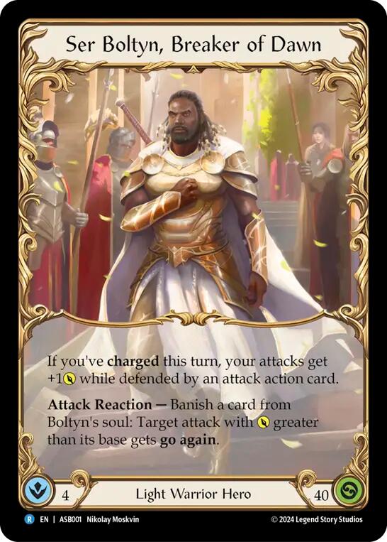 Ser Boltyn, Breaker of Dawn [ASB001] (Armory Deck: Boltyn) | L.A. Mood Comics and Games