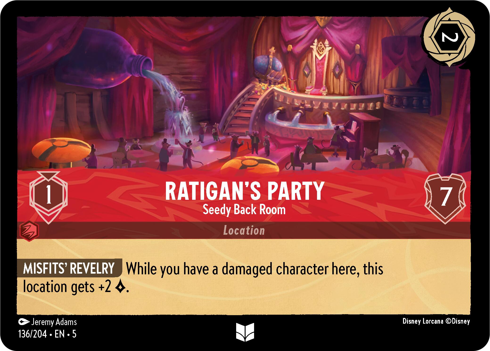 Ratigan's Party - Seedy Back Room (136/204) [Shimmering Skies] | L.A. Mood Comics and Games
