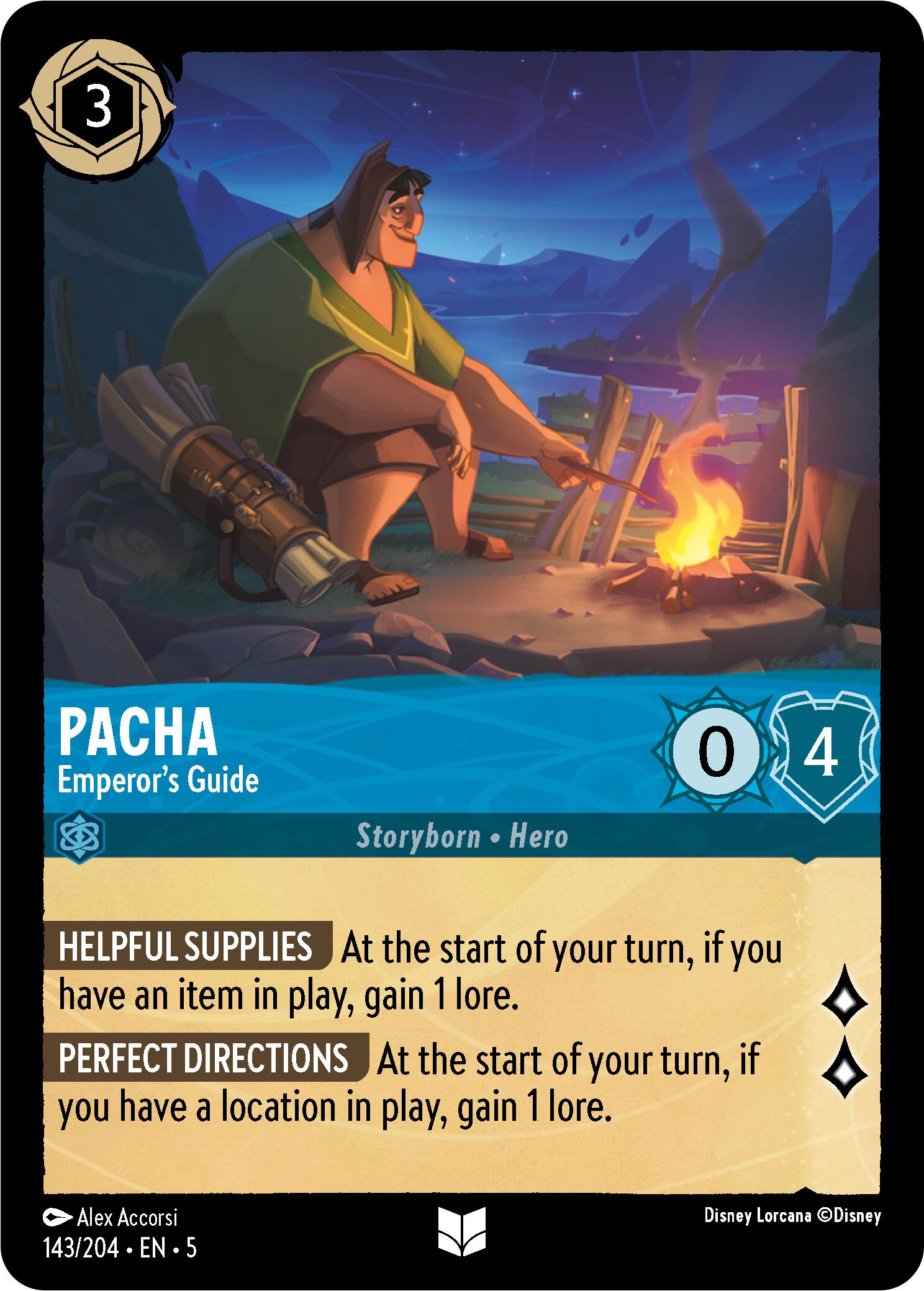 Pacha - Emperor's Guide (143/204) [Shimmering Skies] | L.A. Mood Comics and Games