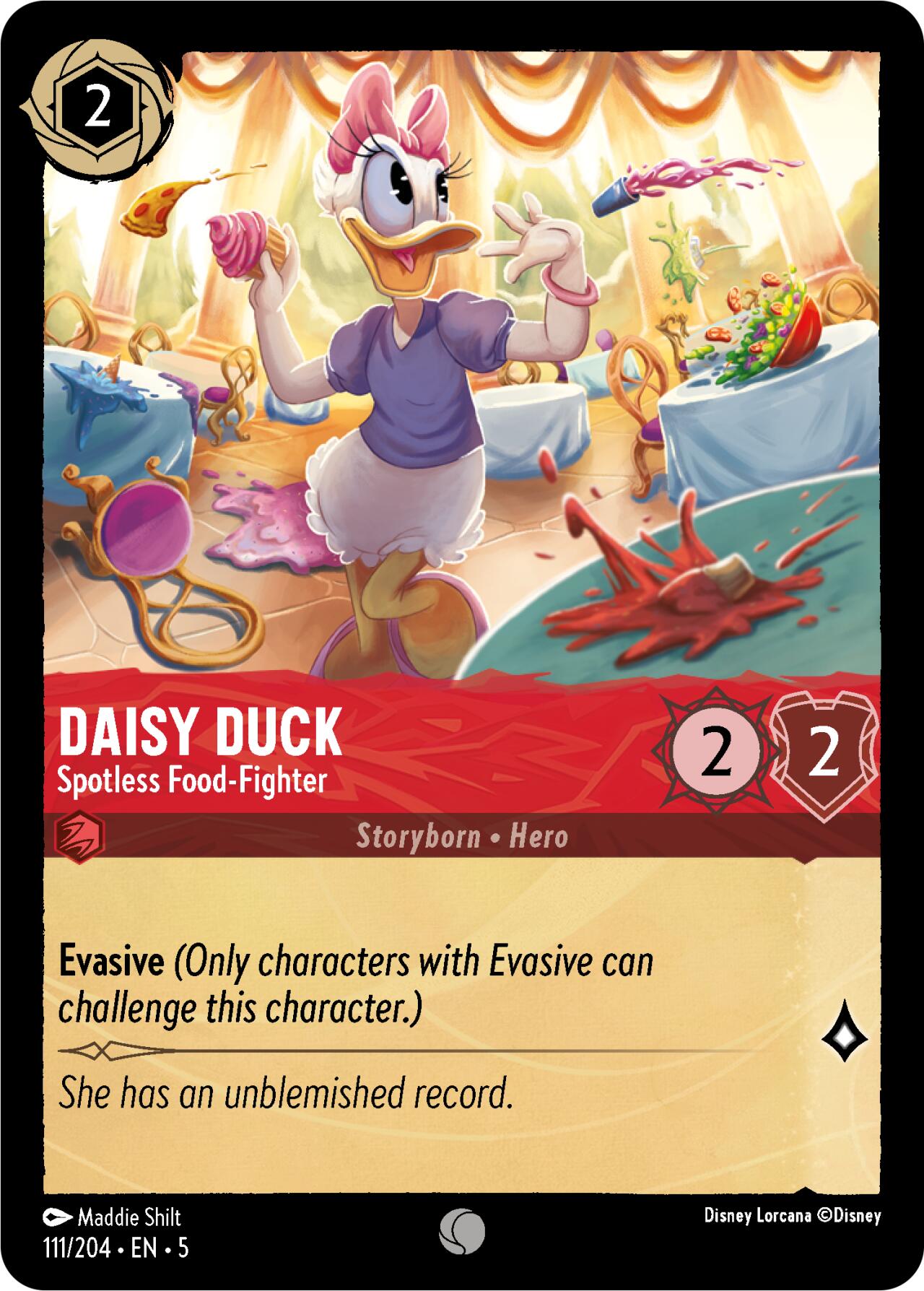 Daisy Duck - Spotless Food-Fighter (111/204) [Shimmering Skies] | L.A. Mood Comics and Games