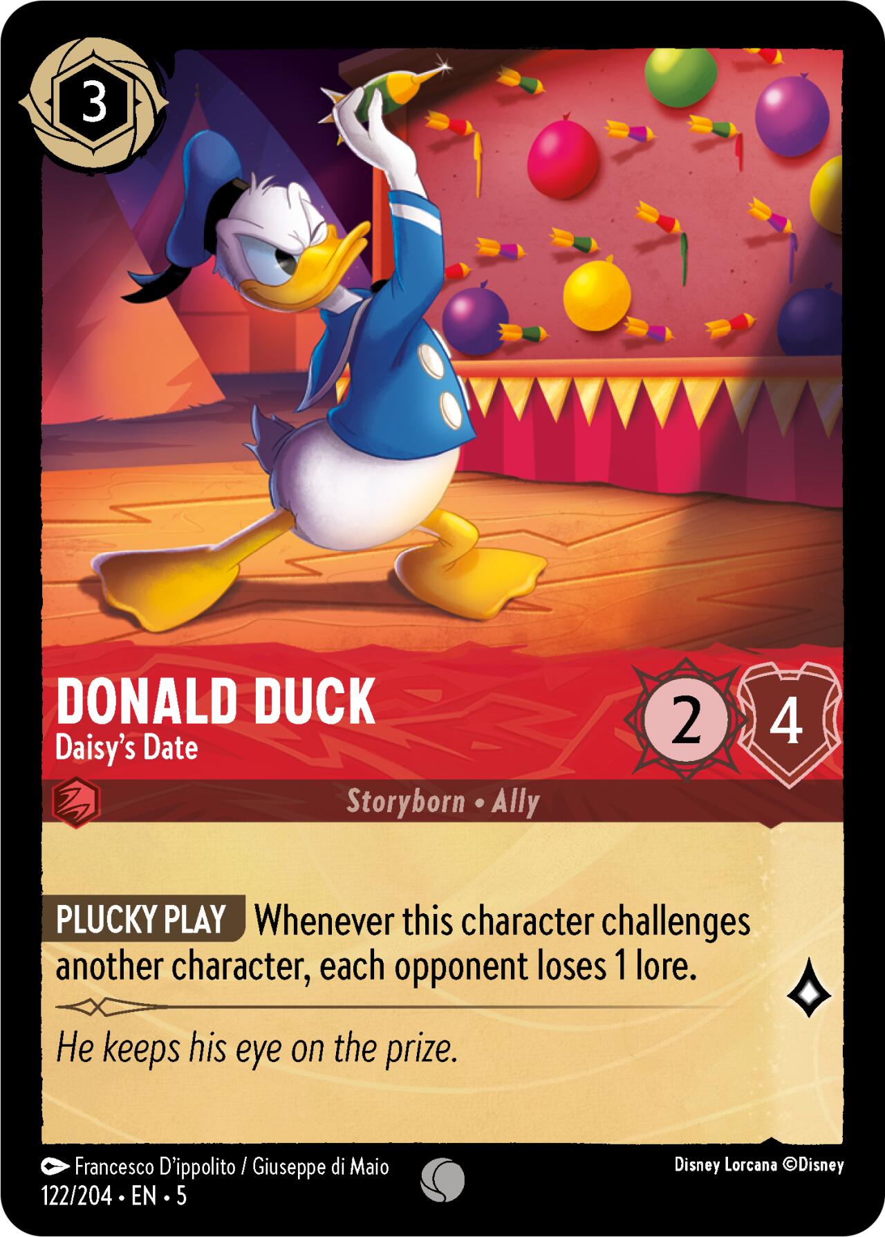 Donald Duck - Daisy's Date (122/204) [Shimmering Skies] | L.A. Mood Comics and Games