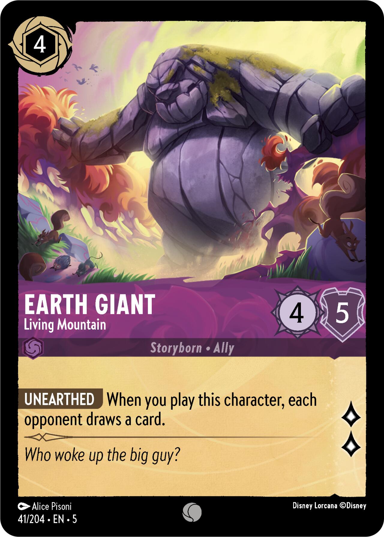 Earth Giant - Living Mountain (41/204) [Shimmering Skies] | L.A. Mood Comics and Games