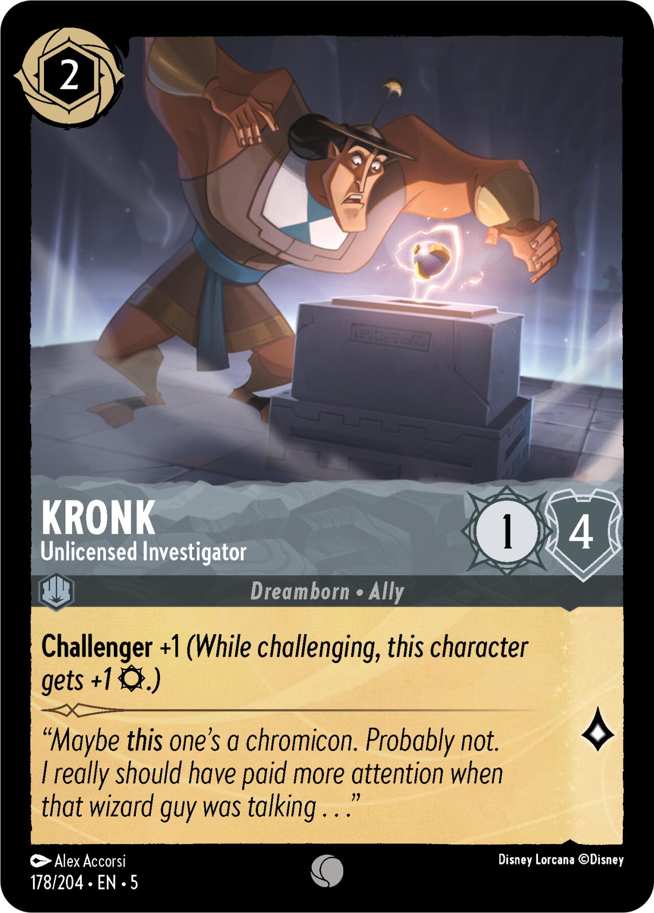 Kronk - Unlicensed Investigator (178/204) [Shimmering Skies] | L.A. Mood Comics and Games