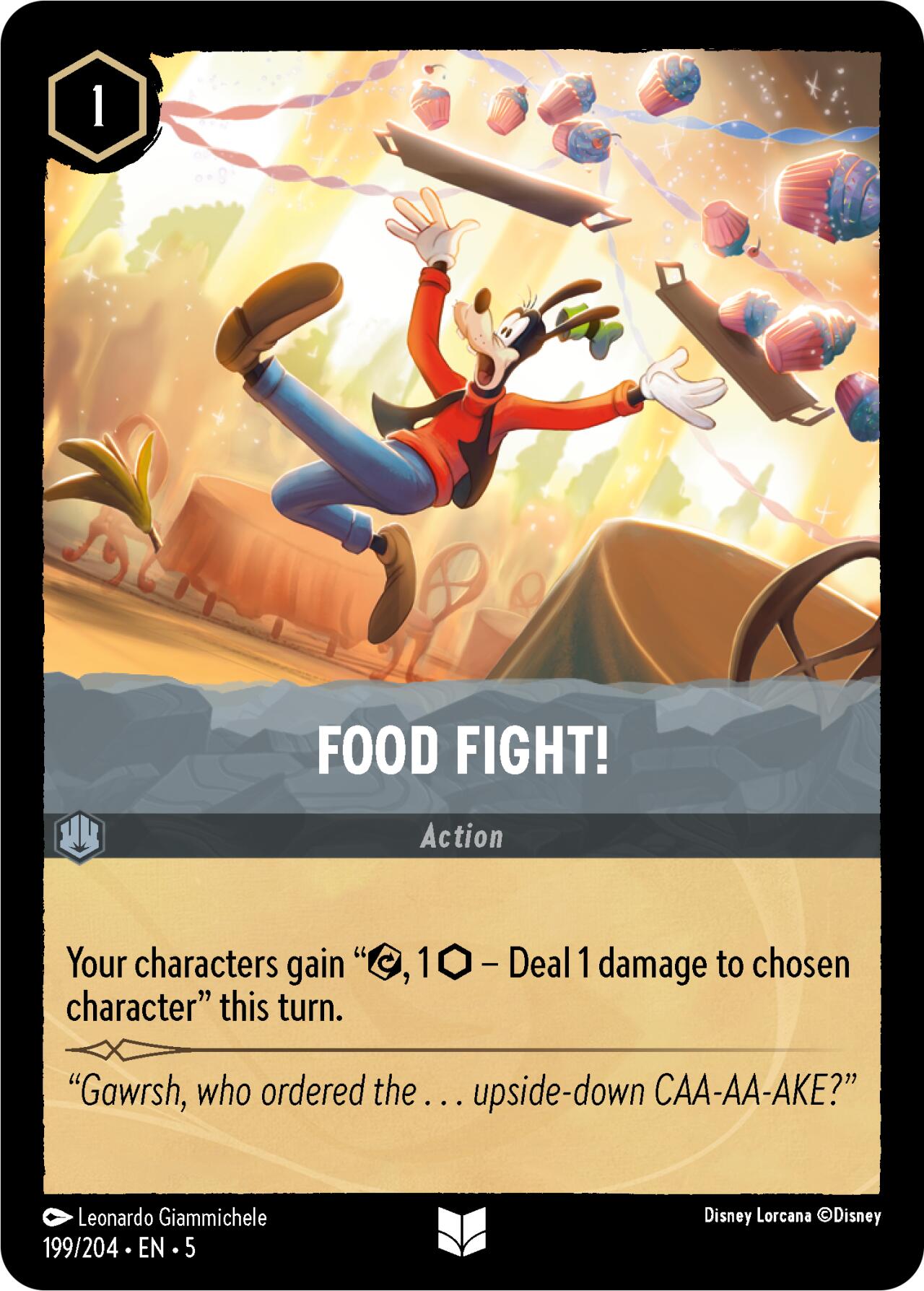 Food Fight! (199/204) [Shimmering Skies] | L.A. Mood Comics and Games