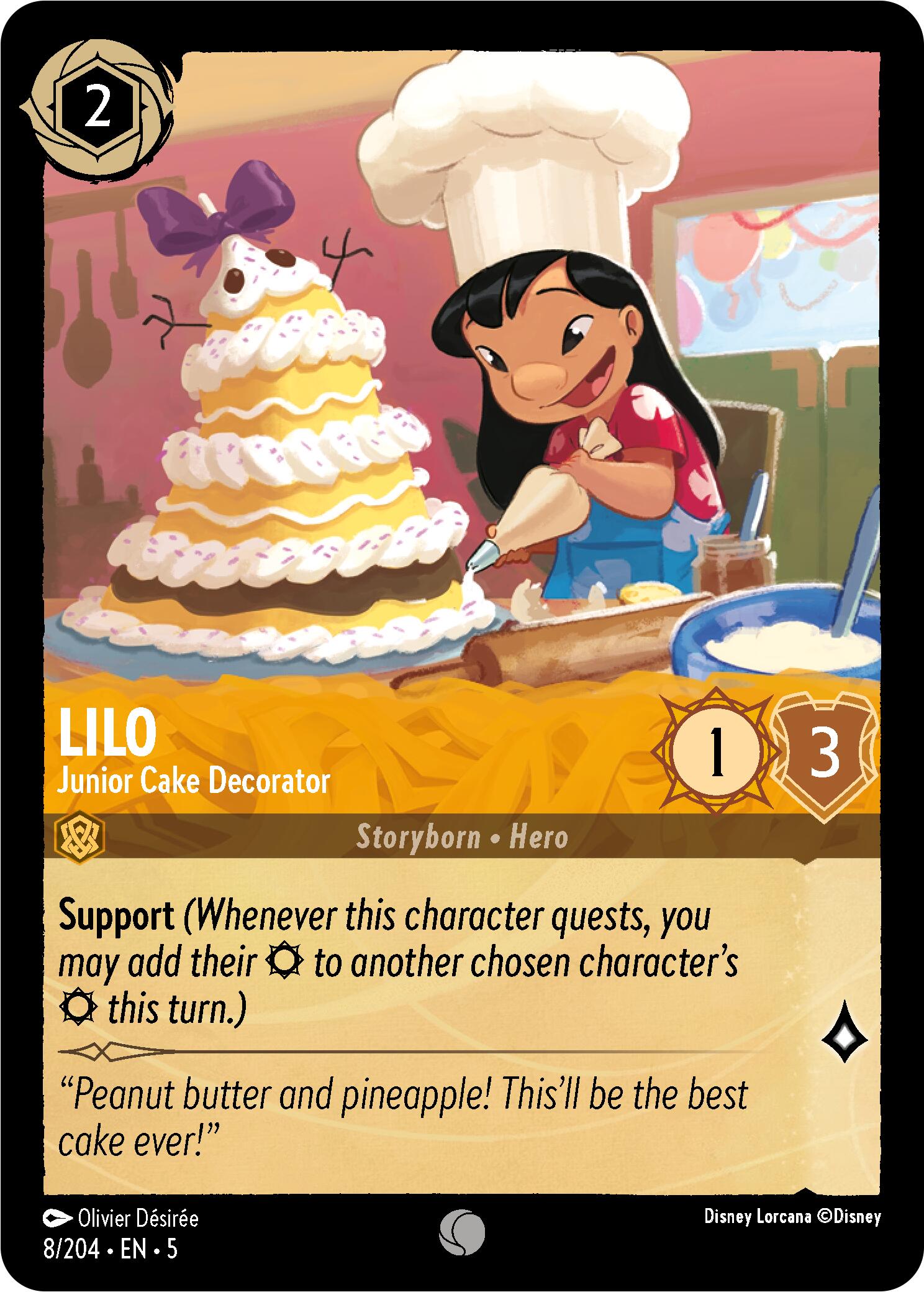 Lilo - Junior Cake Decorator (8/204) [Shimmering Skies] | L.A. Mood Comics and Games