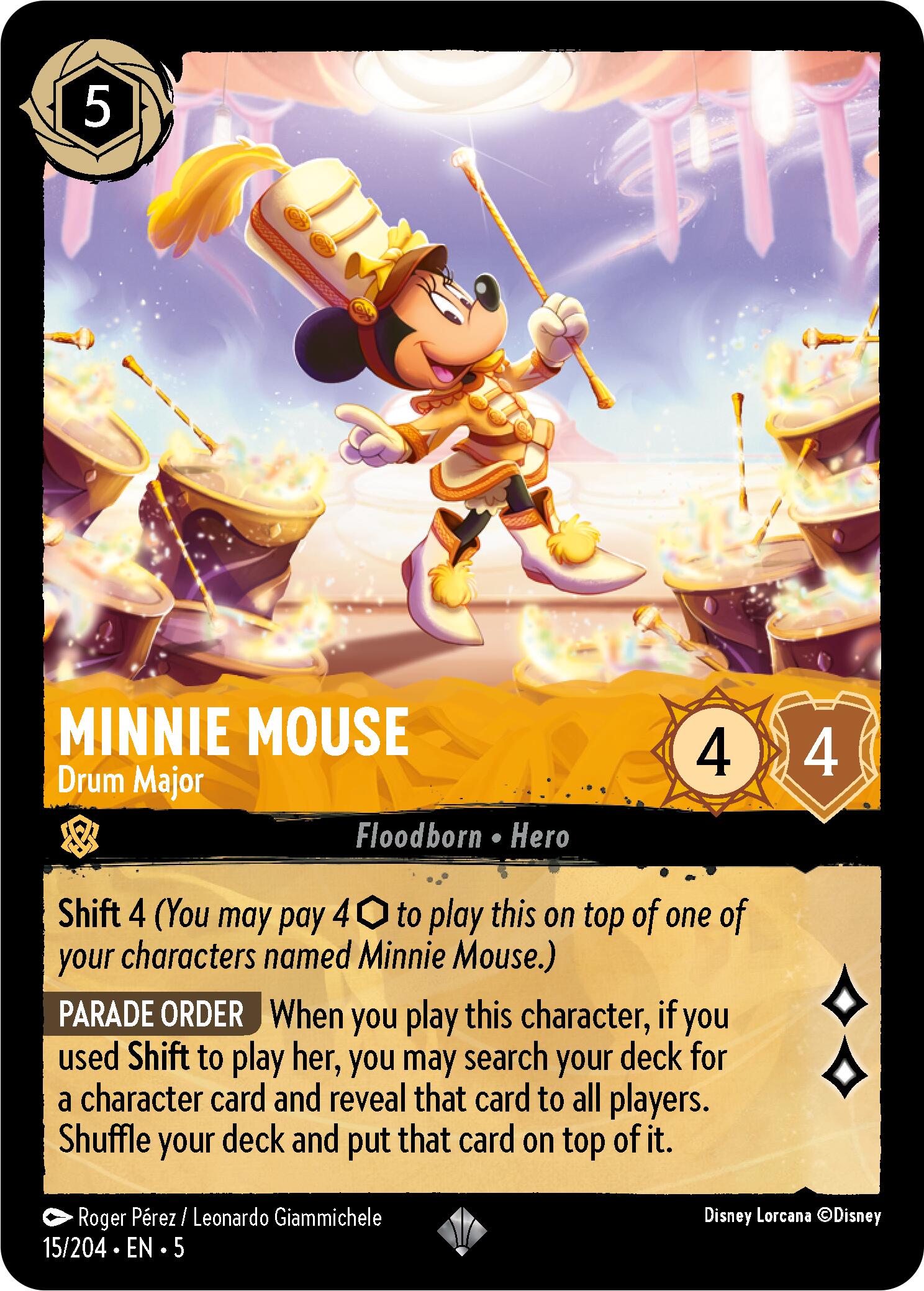 Minnie Mouse - Drum Major (15/204) [Shimmering Skies] | L.A. Mood Comics and Games