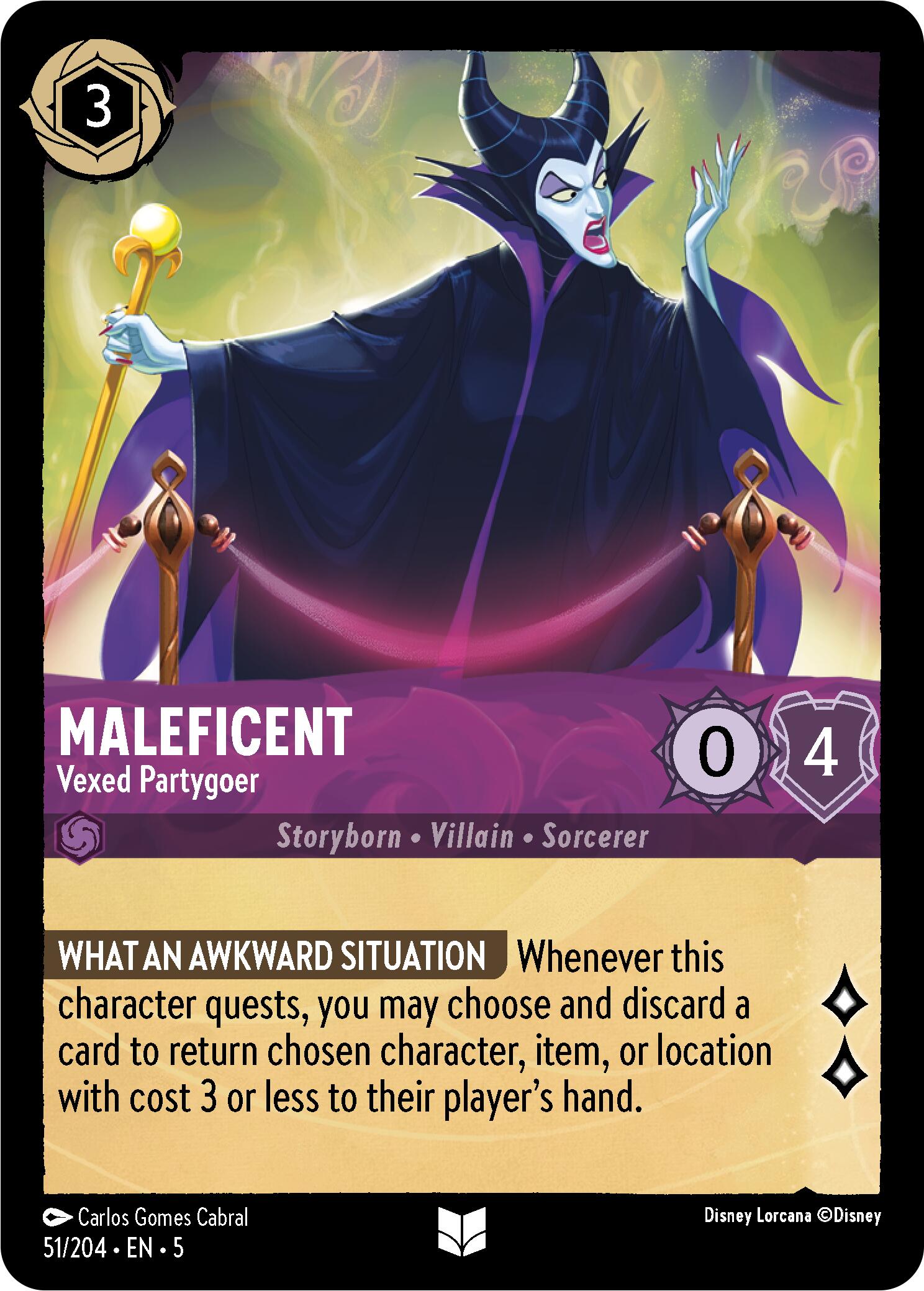 Maleficent - Vexed Partygoer (51/204) [Shimmering Skies] | L.A. Mood Comics and Games