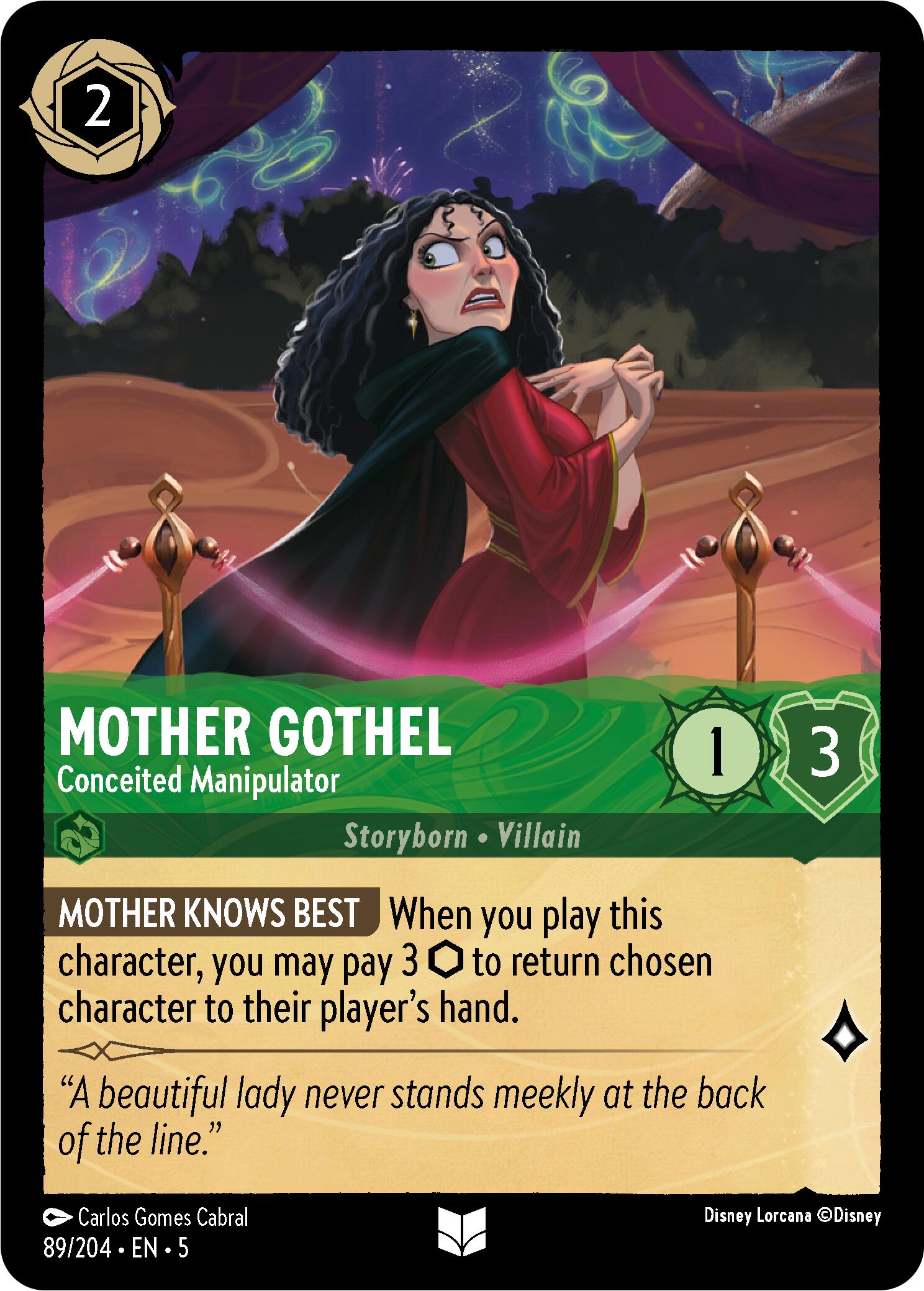 Mother Gothel - Conceited Manipulator (89/204) [Shimmering Skies] | L.A. Mood Comics and Games