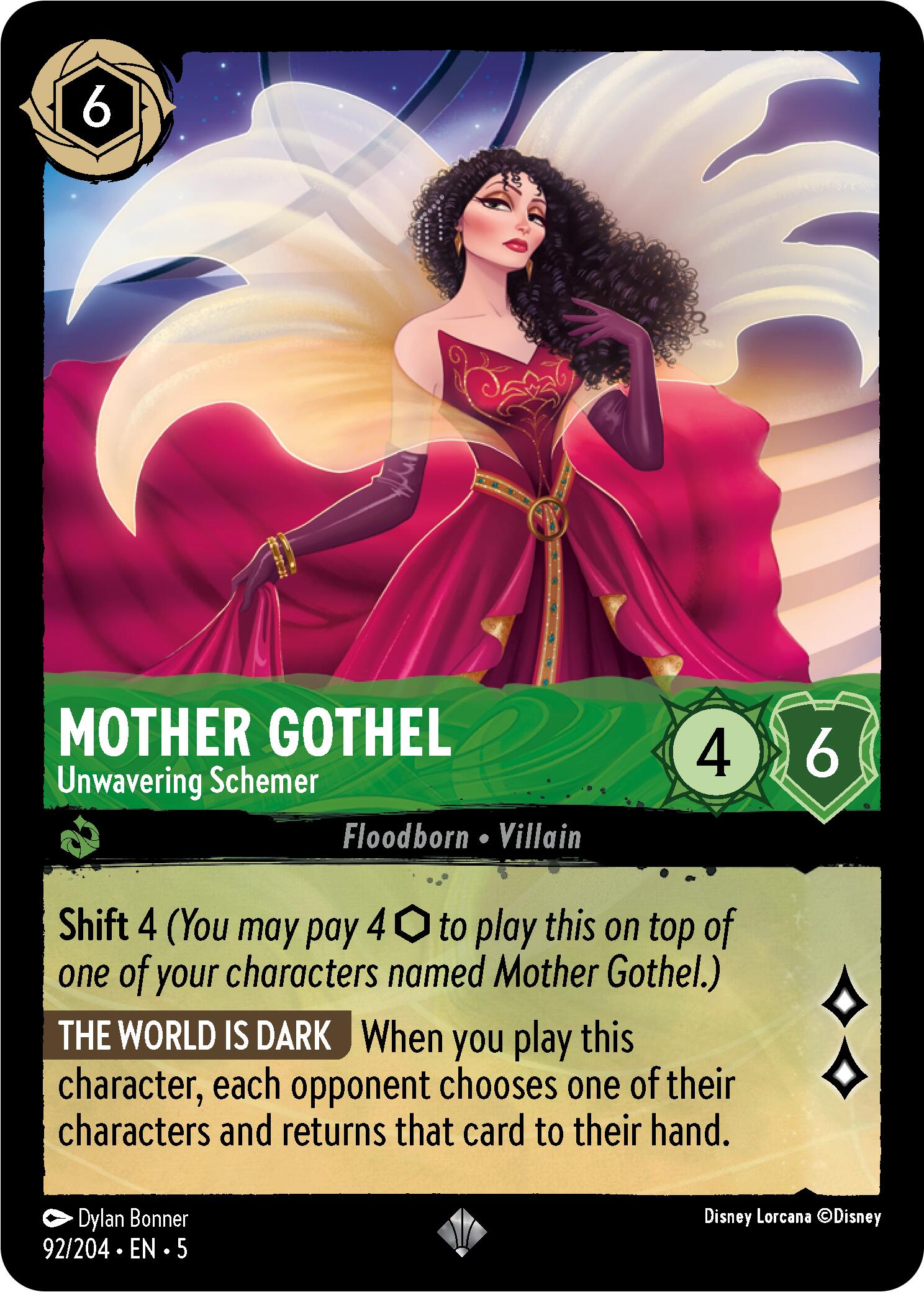 Mother Gothel - Unwavering Schemer (92/204) [Shimmering Skies] | L.A. Mood Comics and Games