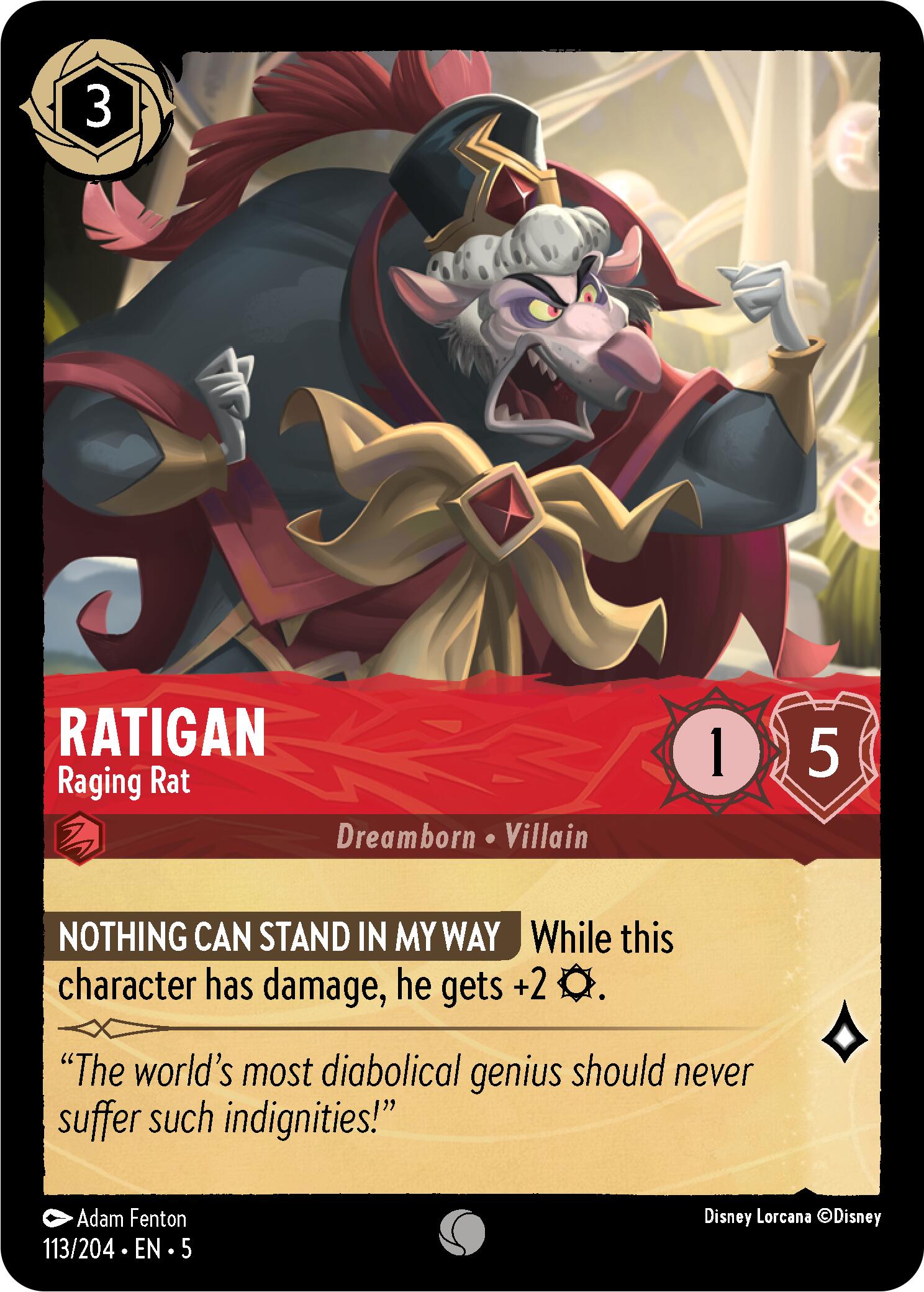Ratigan - Raging Rat (113/204) [Shimmering Skies] | L.A. Mood Comics and Games