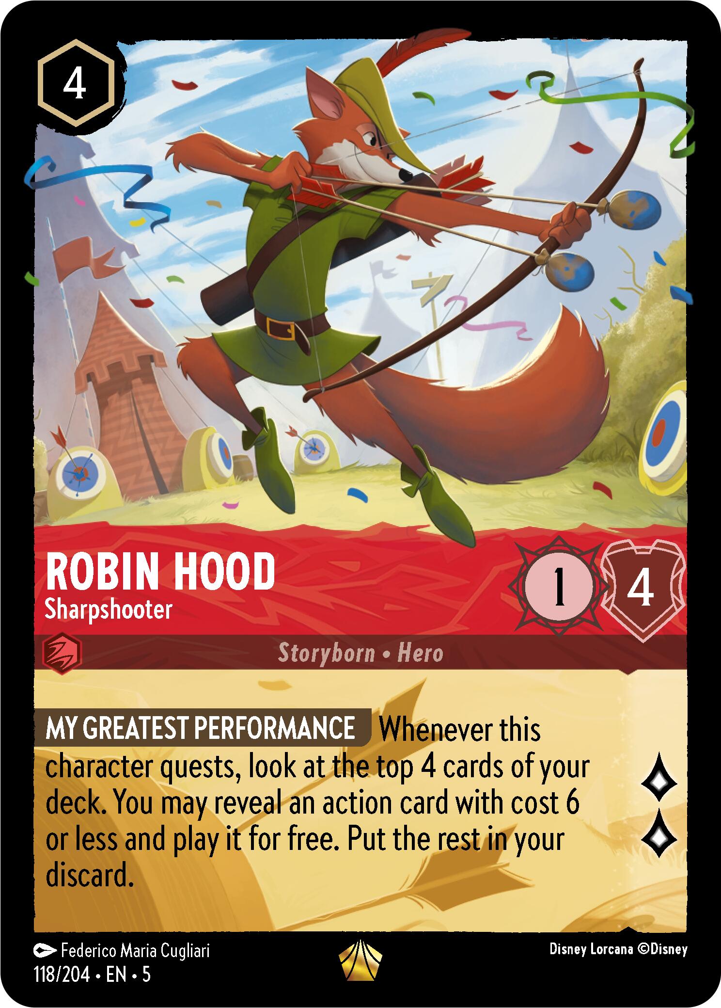 Robin Hood - Sharpshooter (118/204) [Shimmering Skies] | L.A. Mood Comics and Games