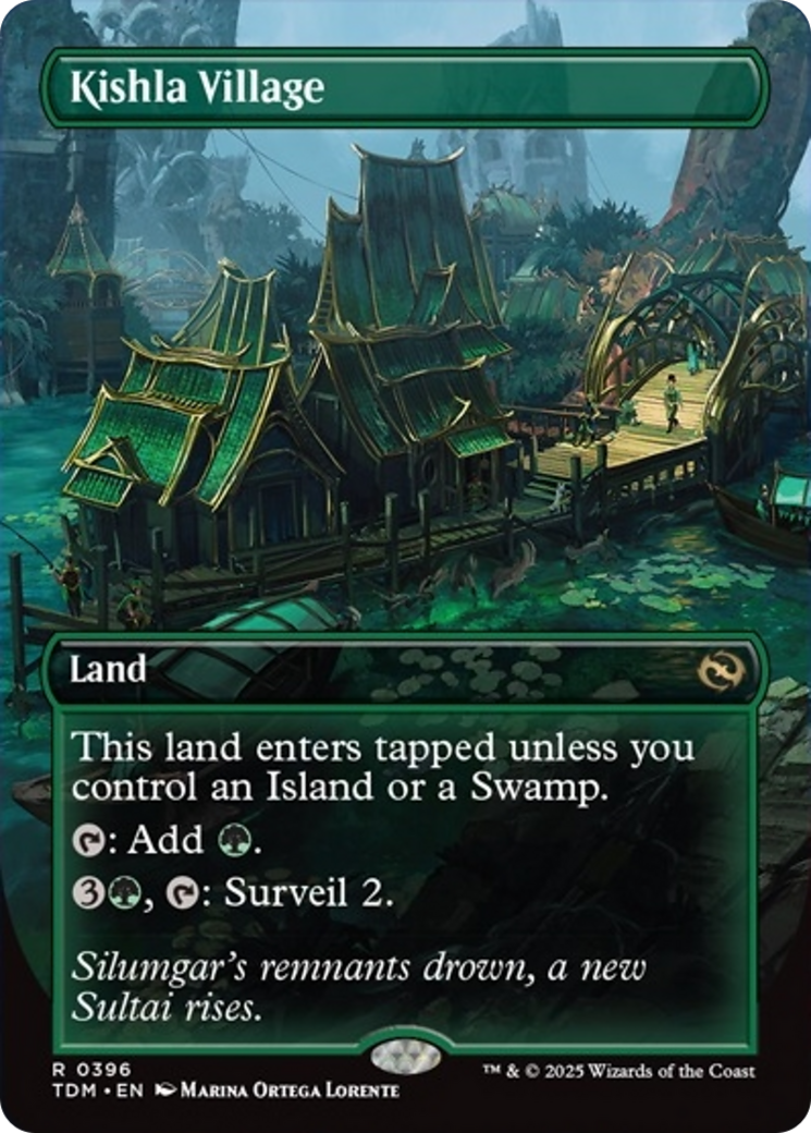 Kishla Village (Borderless) [Tarkir: Dragonstorm] | L.A. Mood Comics and Games
