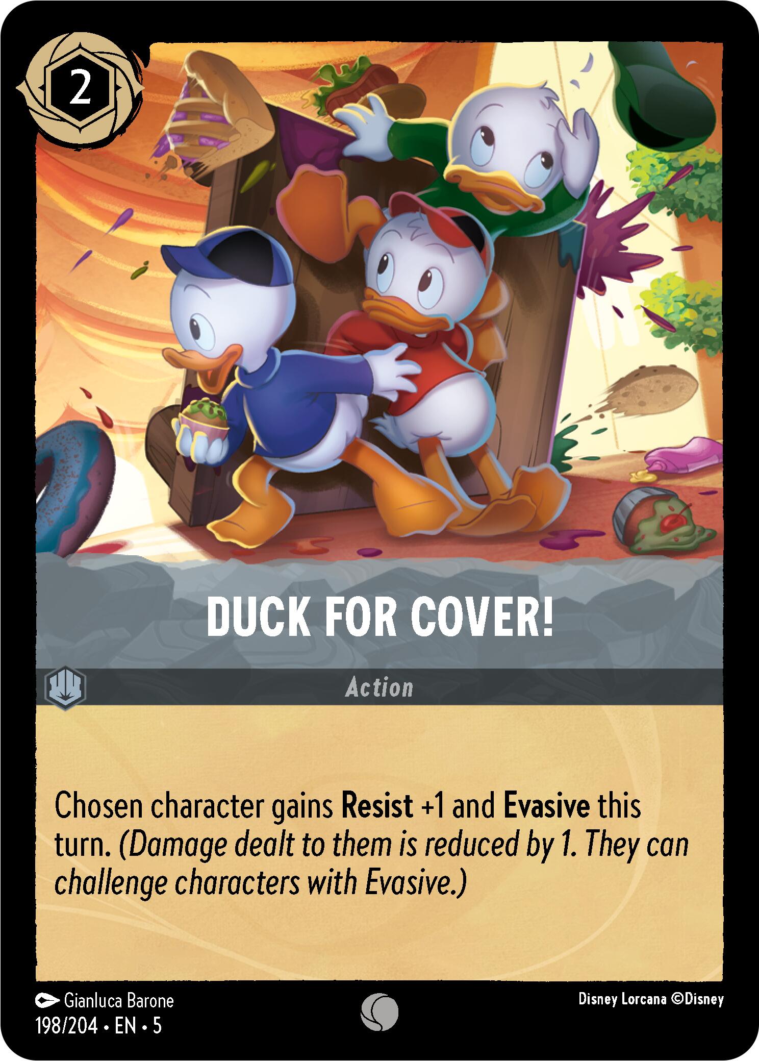 Duck for Cover! (198/204) [Shimmering Skies] | L.A. Mood Comics and Games