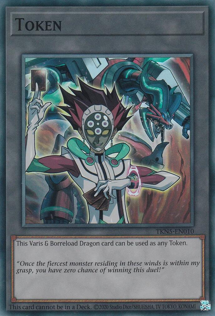 Token: Varis and Borreload Dragon [TKN5-EN010] Super Rare | L.A. Mood Comics and Games