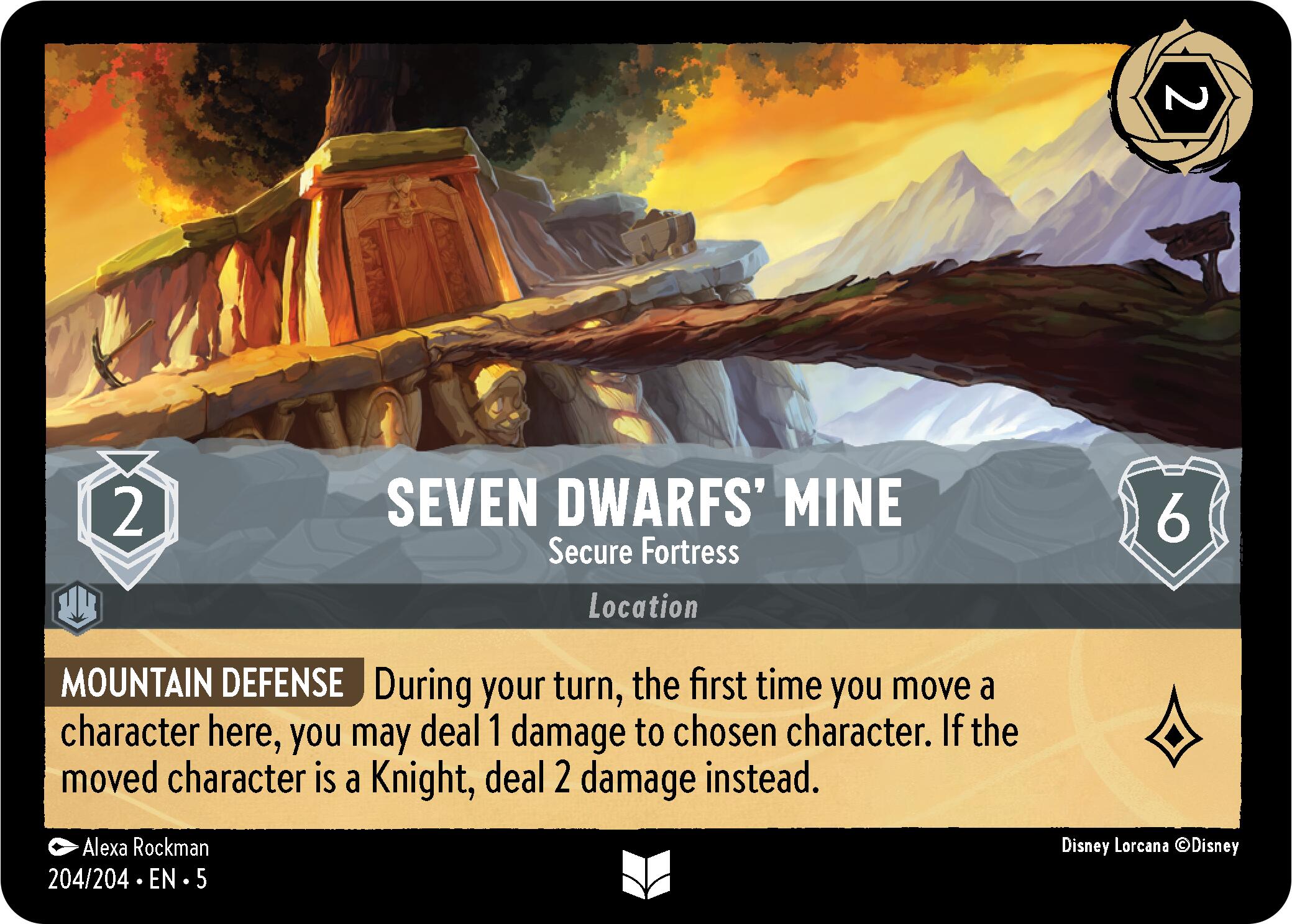Seven Dwarfs' Mine - Secure Fortress (204/204) [Shimmering Skies] | L.A. Mood Comics and Games