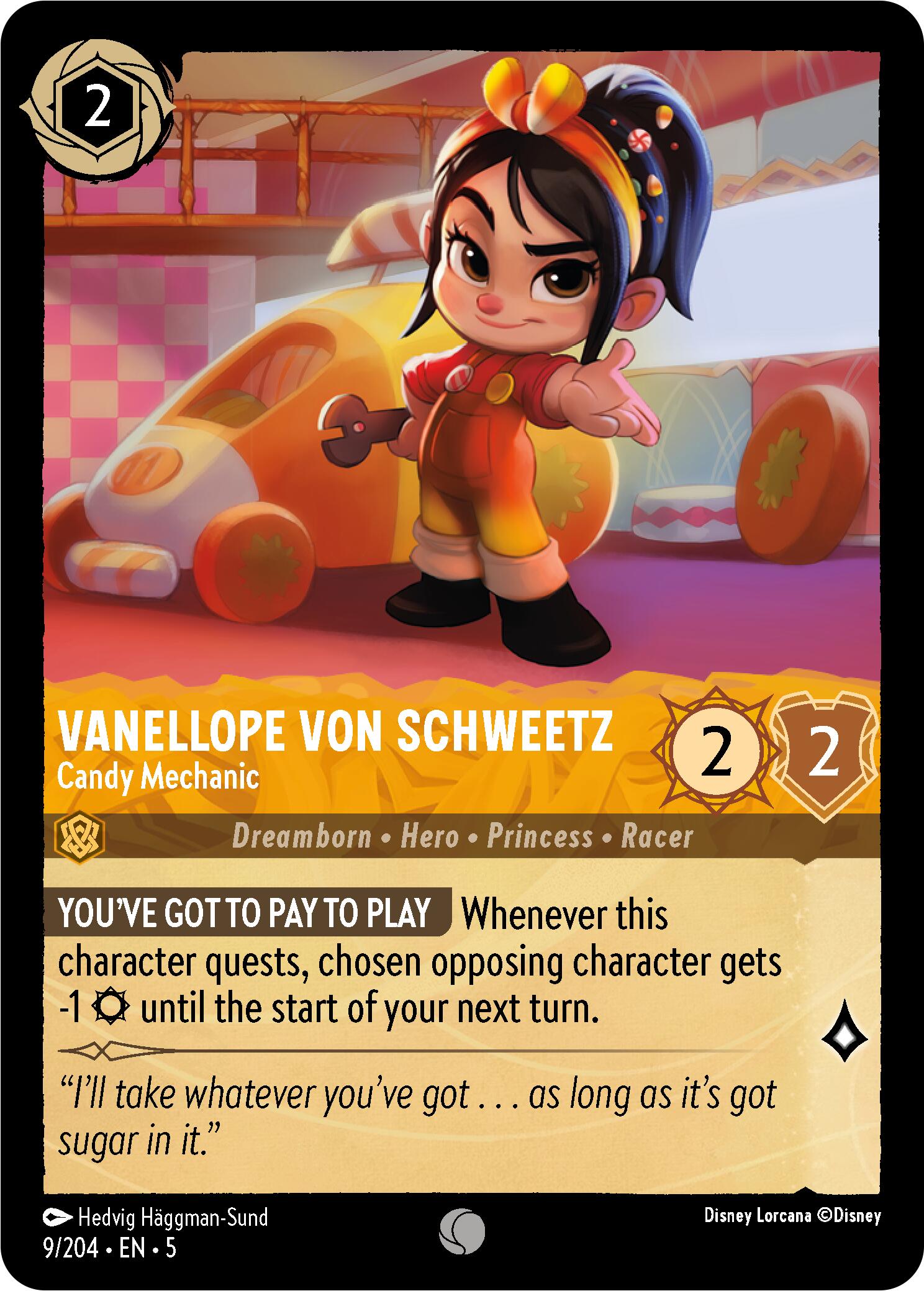 Vanellope von Schweetz - Candy Mechanic (9/204) [Shimmering Skies] | L.A. Mood Comics and Games
