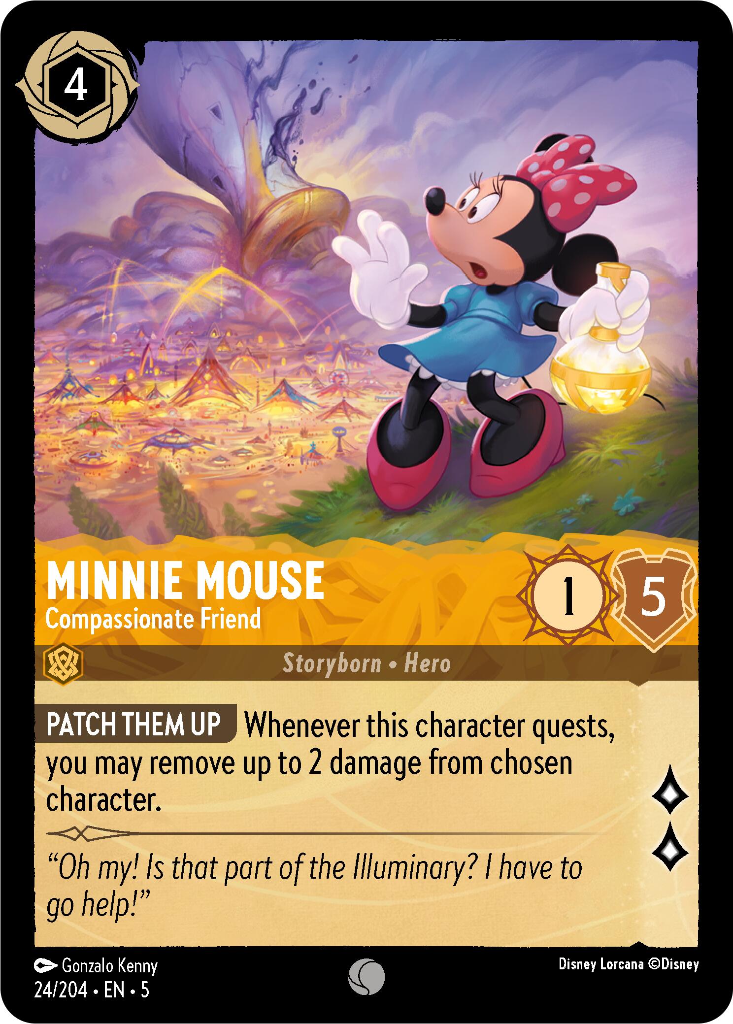 Minnie Mouse - Compassionate Friend (24/204) [Shimmering Skies] | L.A. Mood Comics and Games
