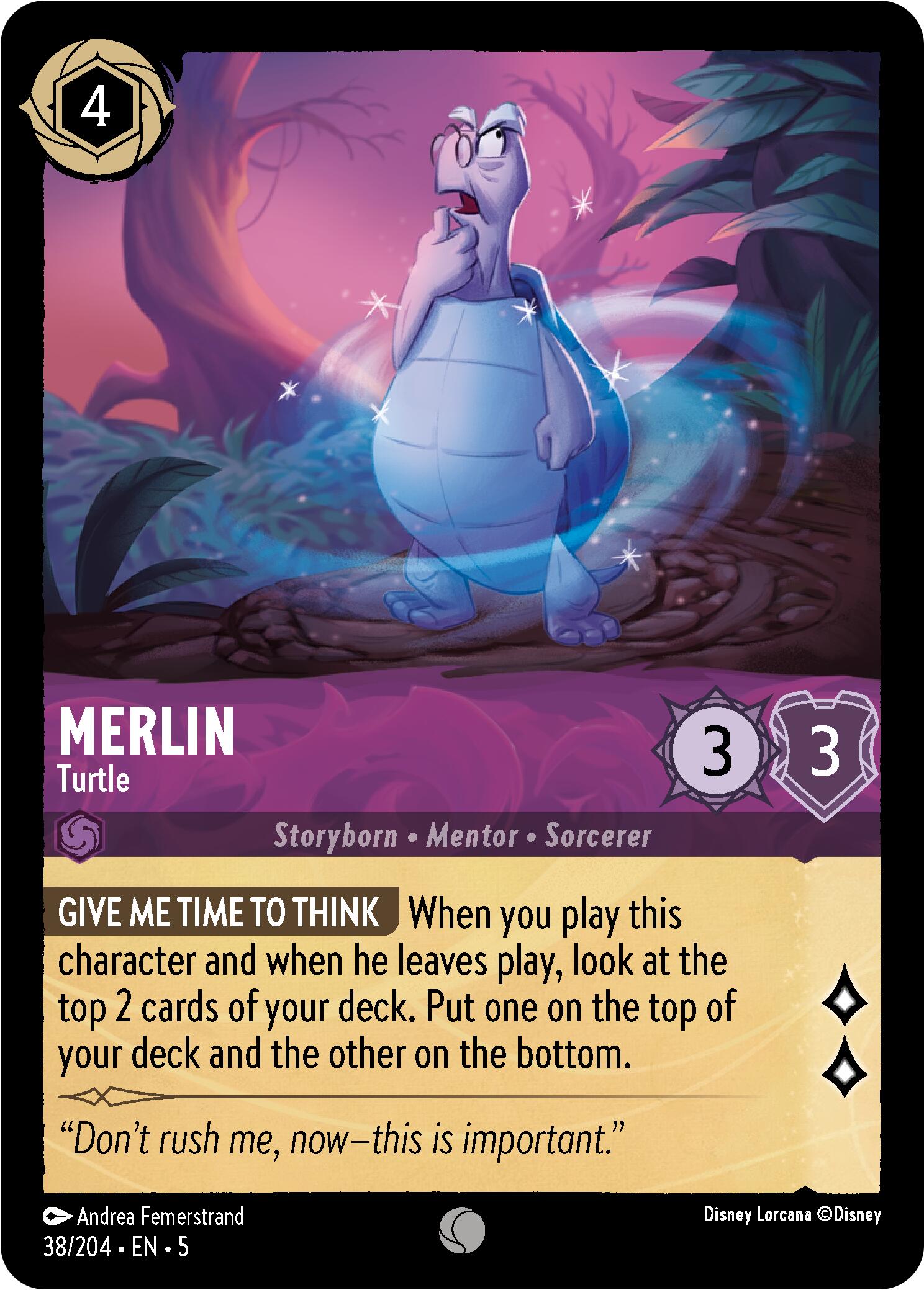 Merlin - Turtle (38/204) [Shimmering Skies] | L.A. Mood Comics and Games
