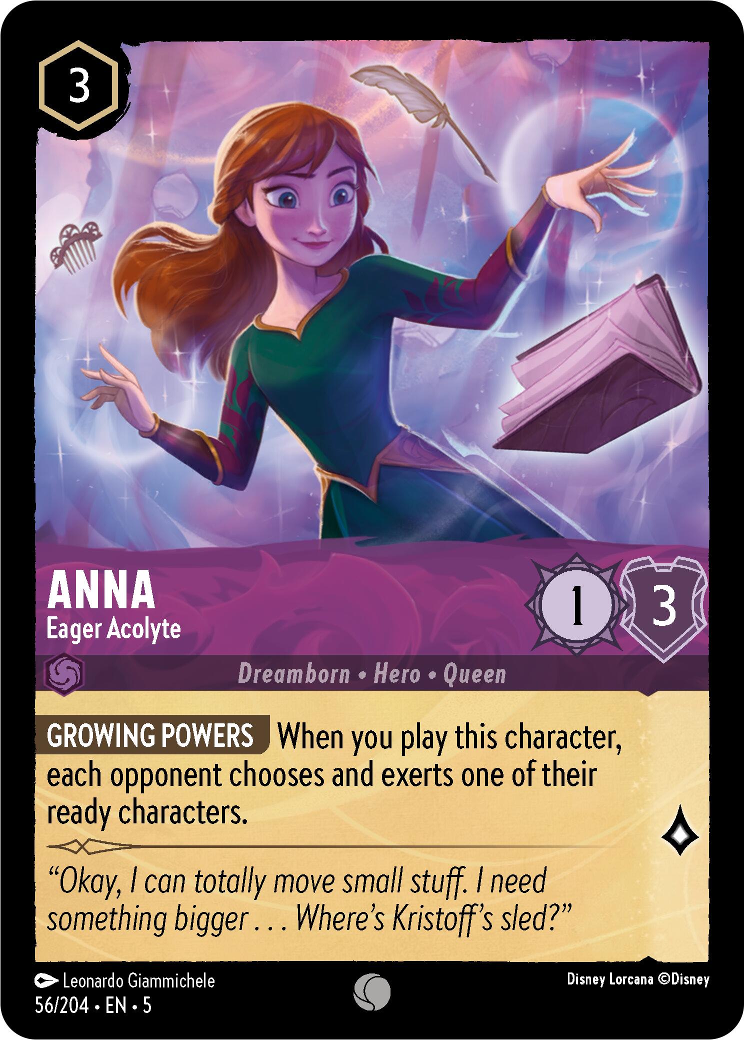 Anna - Eager Acolyte (56/204) [Shimmering Skies] | L.A. Mood Comics and Games