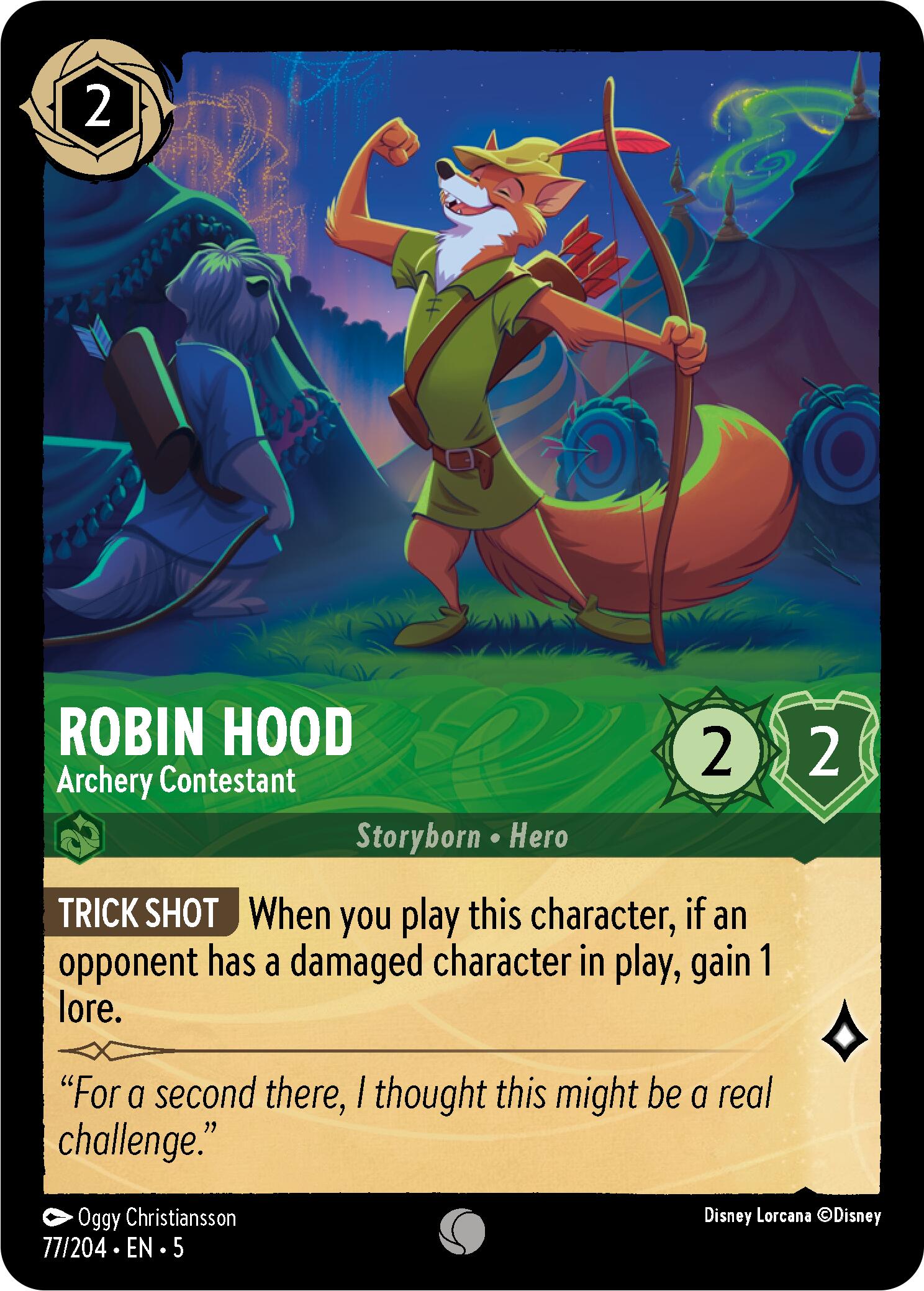 Robin Hood - Archery Contestant (77/204) [Shimmering Skies] | L.A. Mood Comics and Games