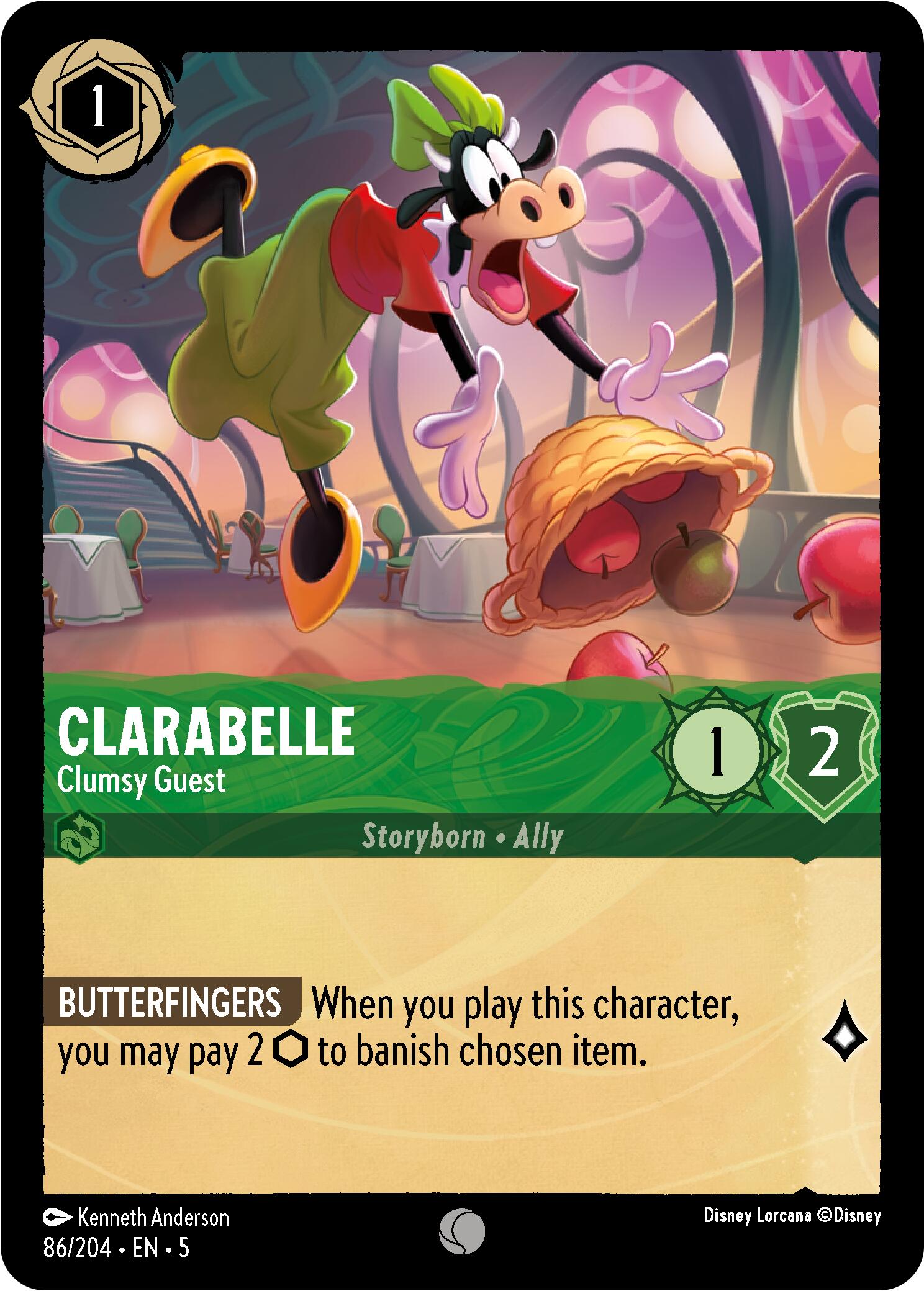 Clarabelle - Clumsy Guest (86/204) [Shimmering Skies] | L.A. Mood Comics and Games