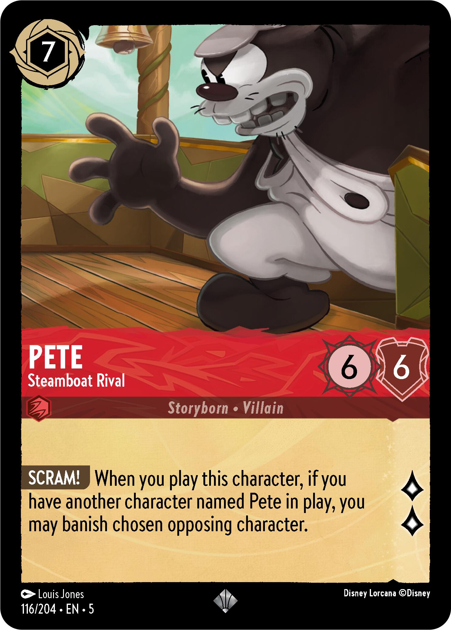 Pete - Steamboat Rival (116/204) [Shimmering Skies] | L.A. Mood Comics and Games