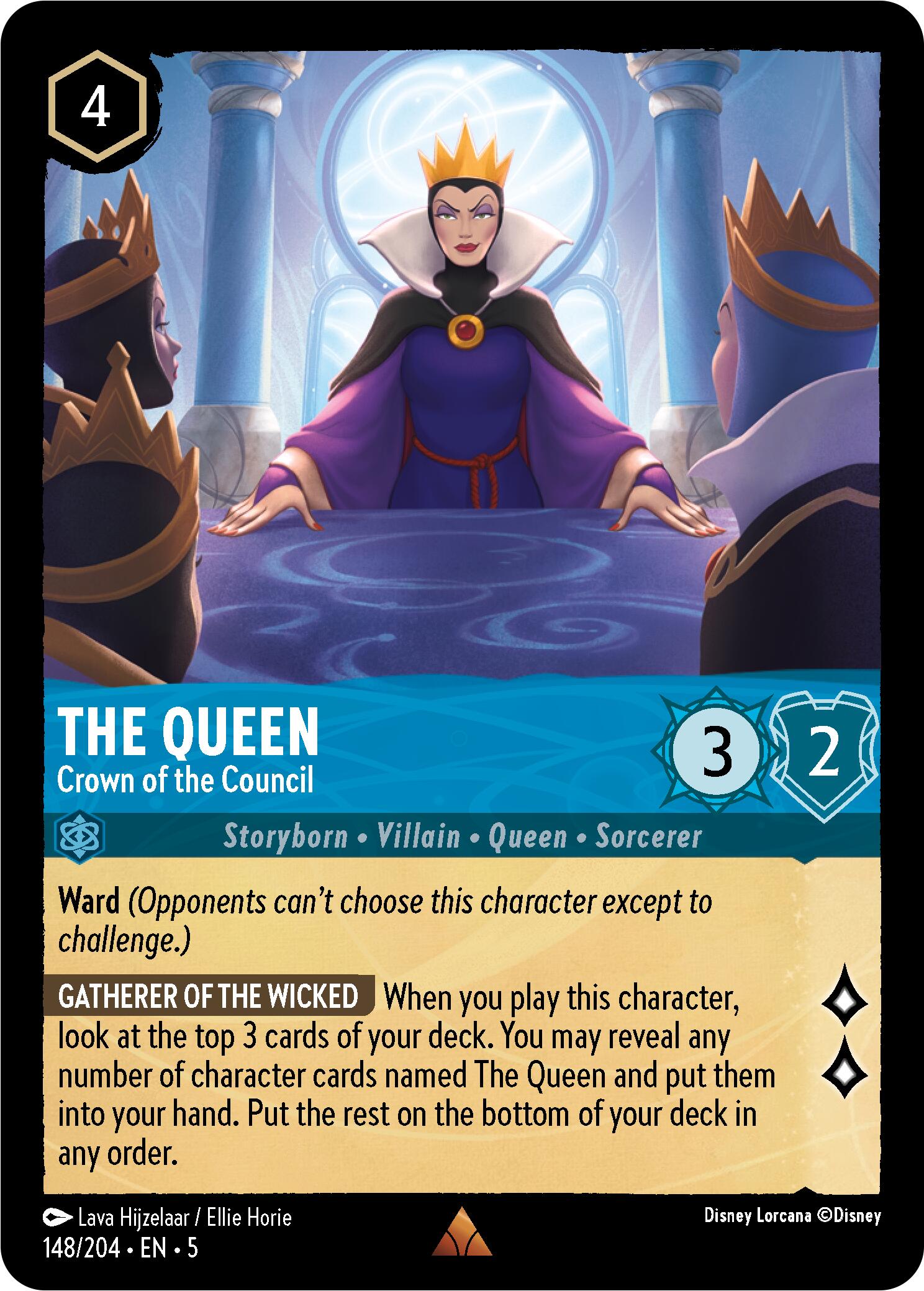 The Queen - Crown of the Council (148/204) [Shimmering Skies] | L.A. Mood Comics and Games