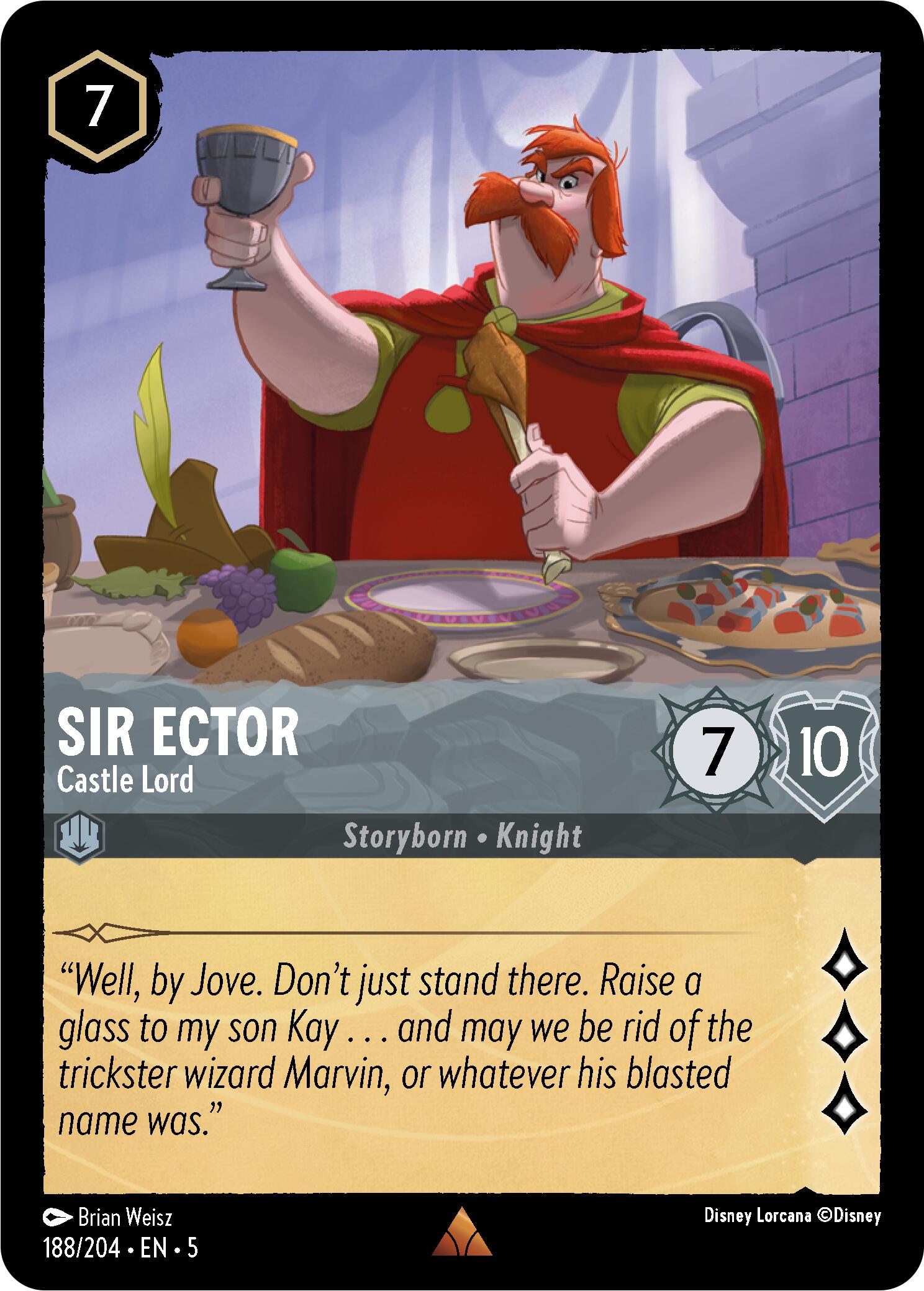 Sir Ector - Castle Lord (188/204) [Shimmering Skies] | L.A. Mood Comics and Games