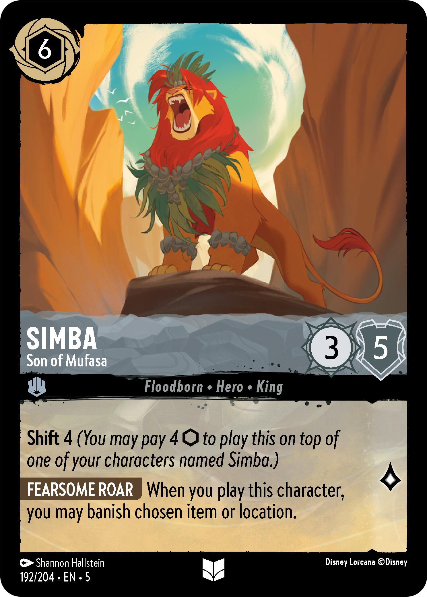 Simba - Son of Mufasa (192/204) [Shimmering Skies] | L.A. Mood Comics and Games