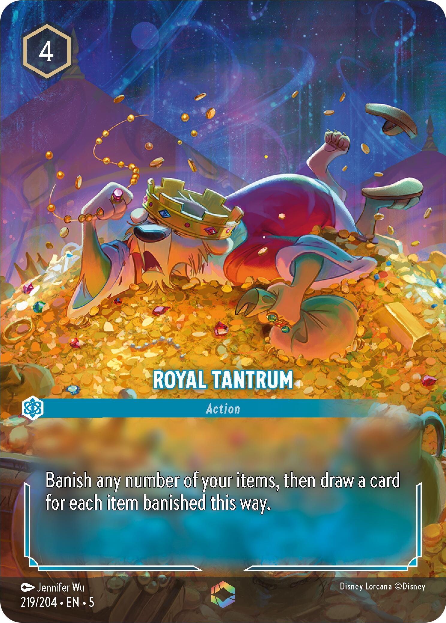 Royal Tantrum (Enchanted) (219/204) [Shimmering Skies] | L.A. Mood Comics and Games
