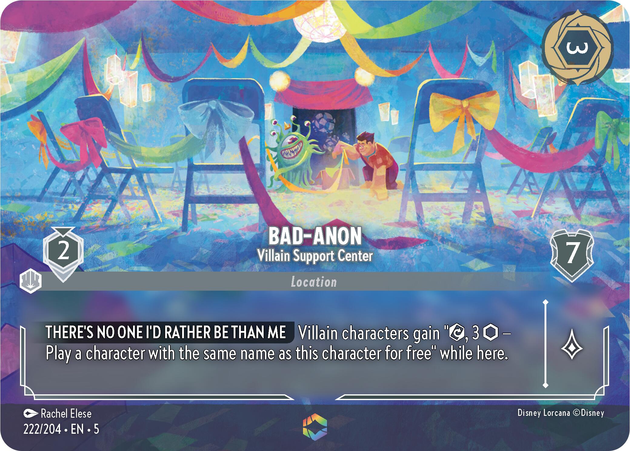Bad-Anon - Villain Support Center (Enchanted) (222/204) [Shimmering Skies] | L.A. Mood Comics and Games