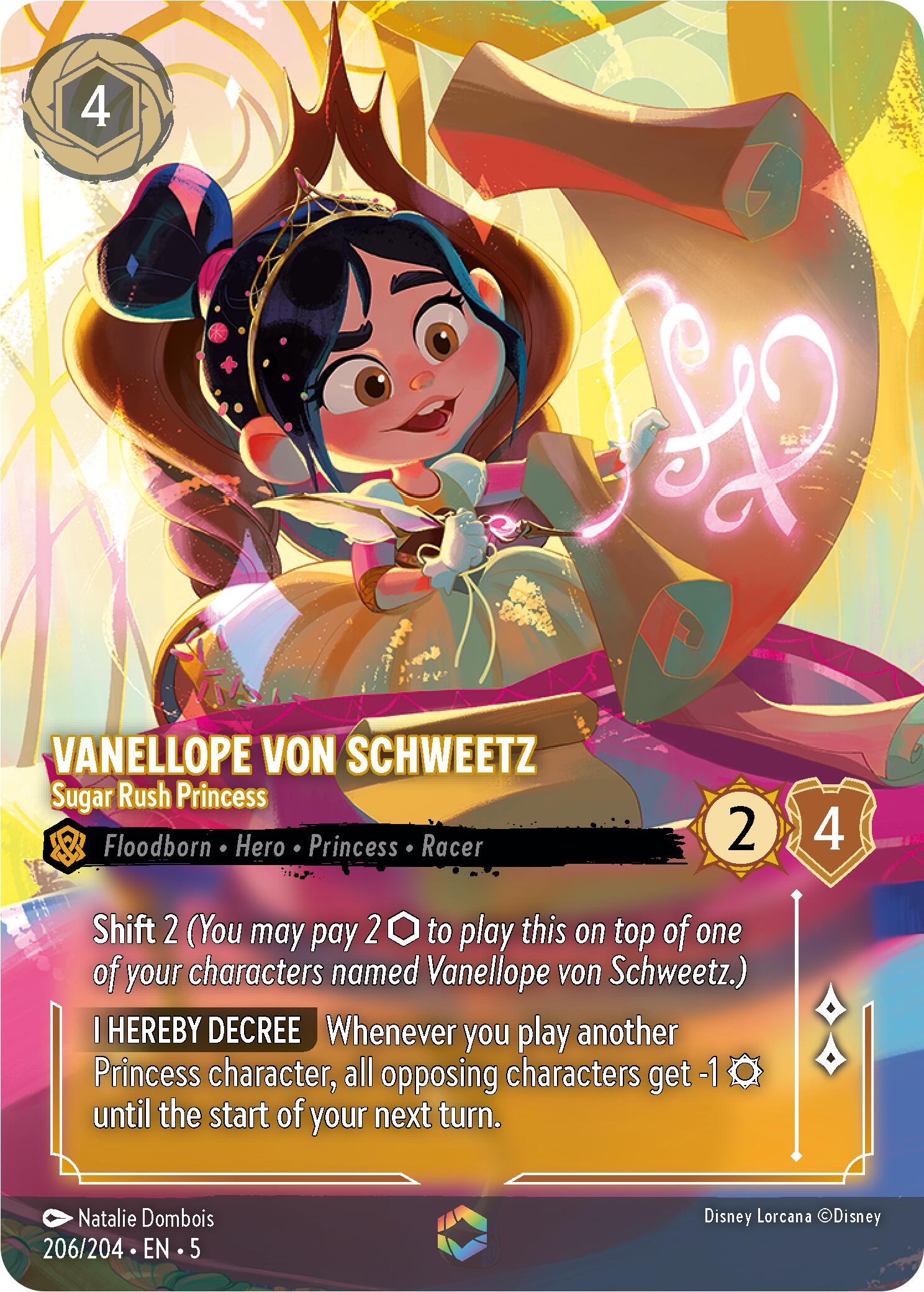Vanellope von Schweetz - Sugar Rush Princess (Enchanted) (206/204) [Shimmering Skies] | L.A. Mood Comics and Games