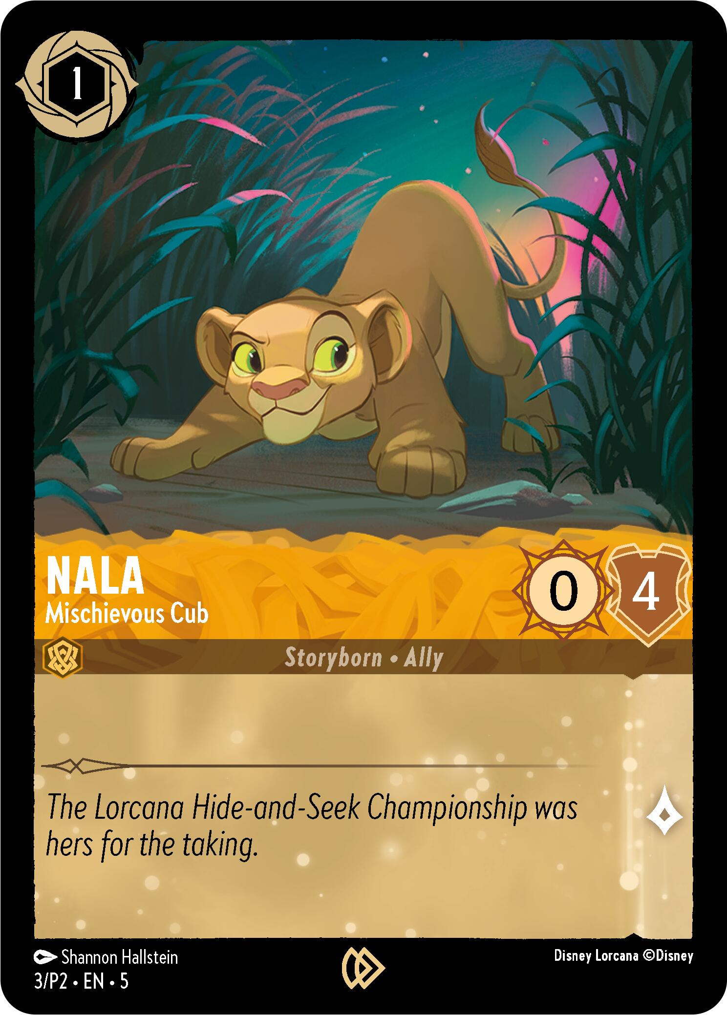 Nala - Mischievous Cub (3) [Promo Cards] | L.A. Mood Comics and Games