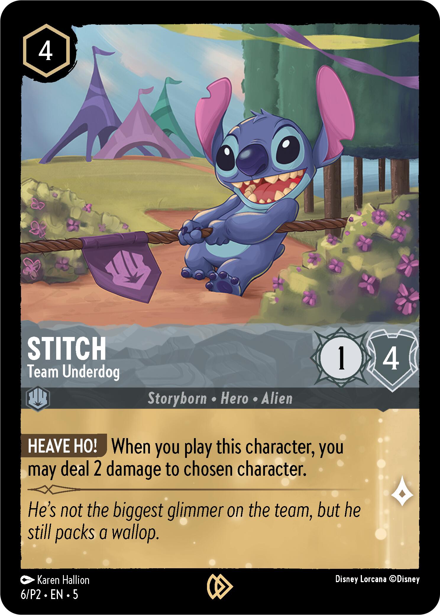 Stitch - Team Underdog (6) [Promo Cards] | L.A. Mood Comics and Games