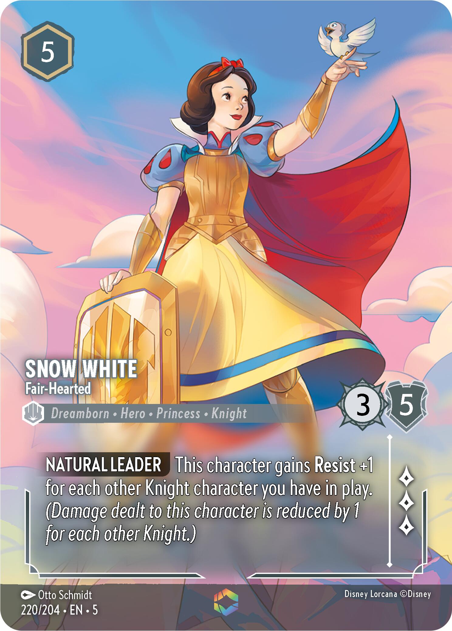 Snow White - Fair-Hearted (Enchanted) (220/204) [Shimmering Skies] | L.A. Mood Comics and Games