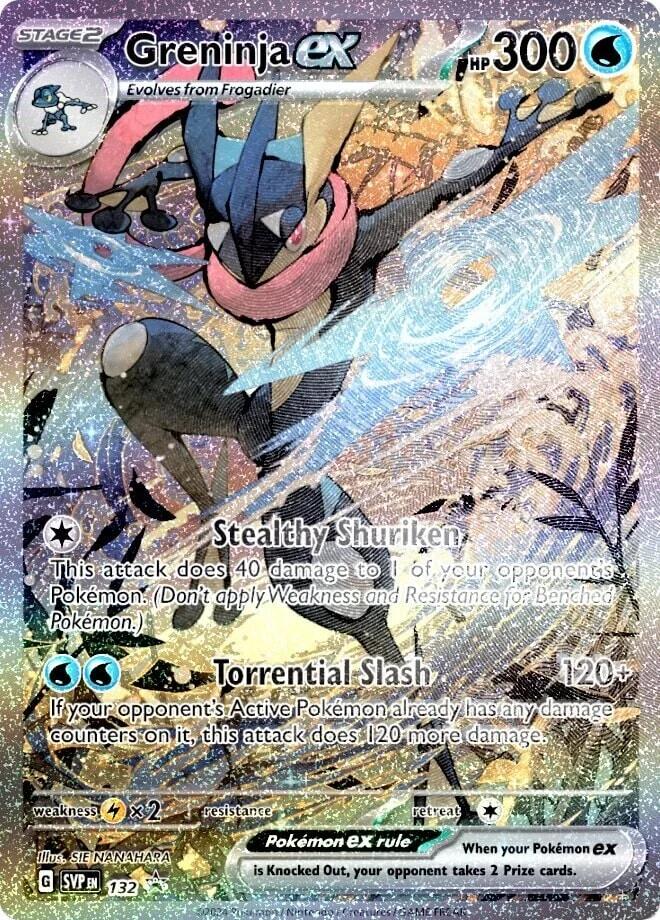 Greninja ex (132) [Scarlet & Violet: Black Star Promos] | L.A. Mood Comics and Games