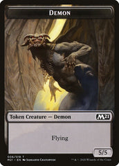 Angel // Demon Double-Sided Token [Core Set 2021 Tokens] | L.A. Mood Comics and Games