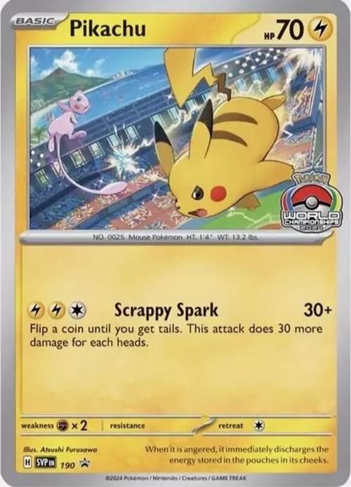 Pikachu (190) [Scarlet & Violet: Black Star Promos] | L.A. Mood Comics and Games