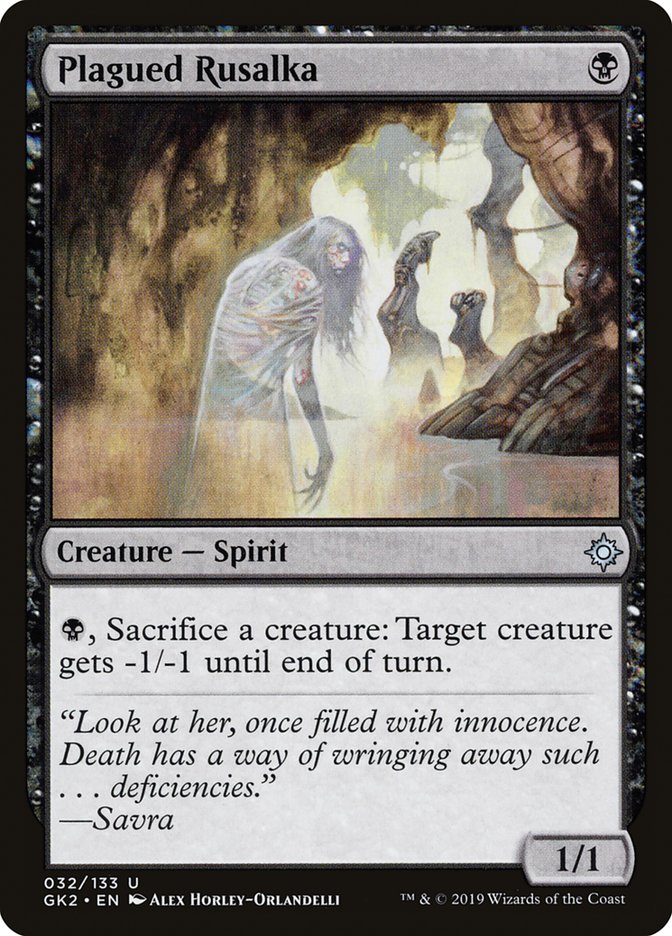 Plagued Rusalka [Ravnica Allegiance Guild Kit] | L.A. Mood Comics and Games