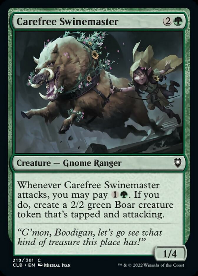 Carefree Swinemaster [Commander Legends: Battle for Baldur's Gate] | L.A. Mood Comics and Games