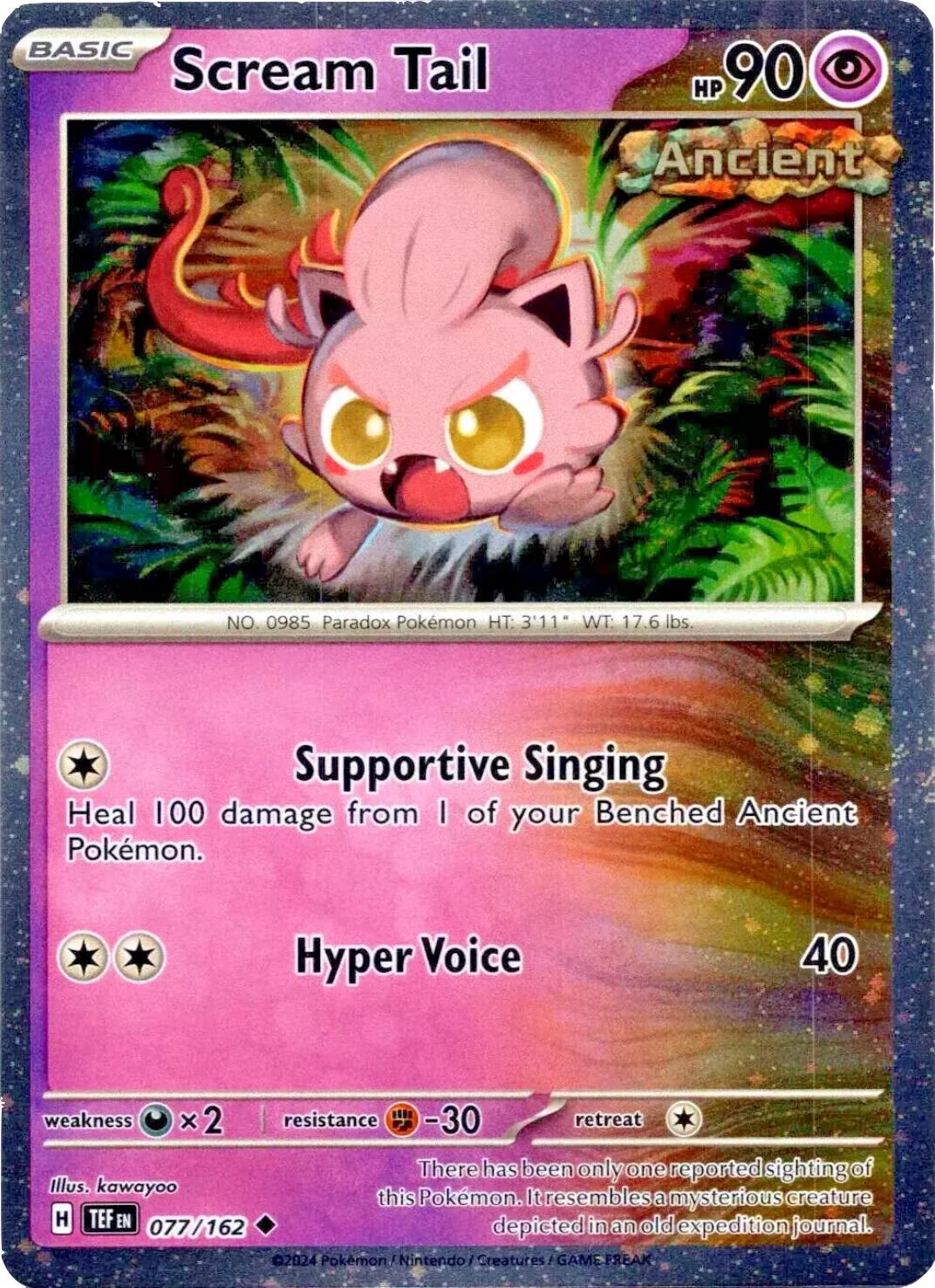 Scream Tail (077/162) (Cosmos Holo) [Miscellaneous Cards] | L.A. Mood Comics and Games