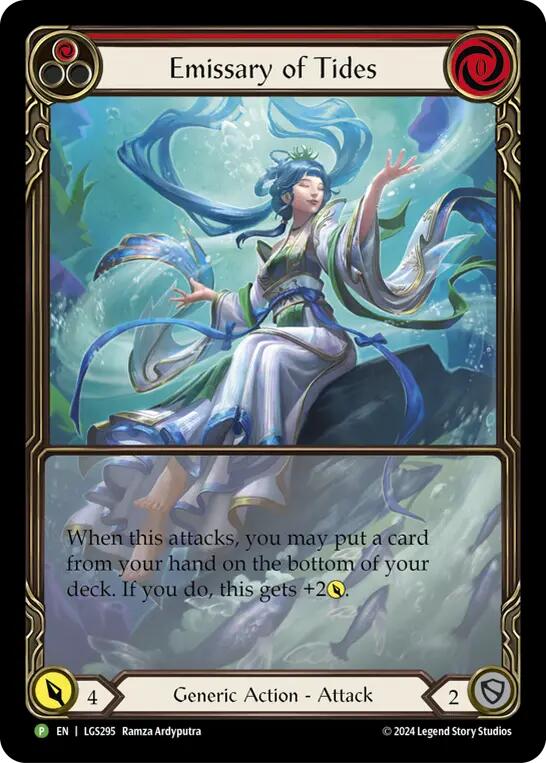 Emissary of Tides [LGS295] (Promo)  Rainbow Foil | L.A. Mood Comics and Games