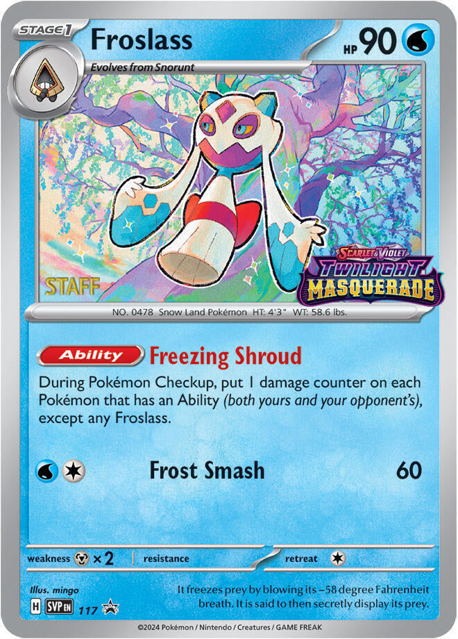 Froslass (117) (Staff) [Scarlet & Violet: Black Star Promos] | L.A. Mood Comics and Games